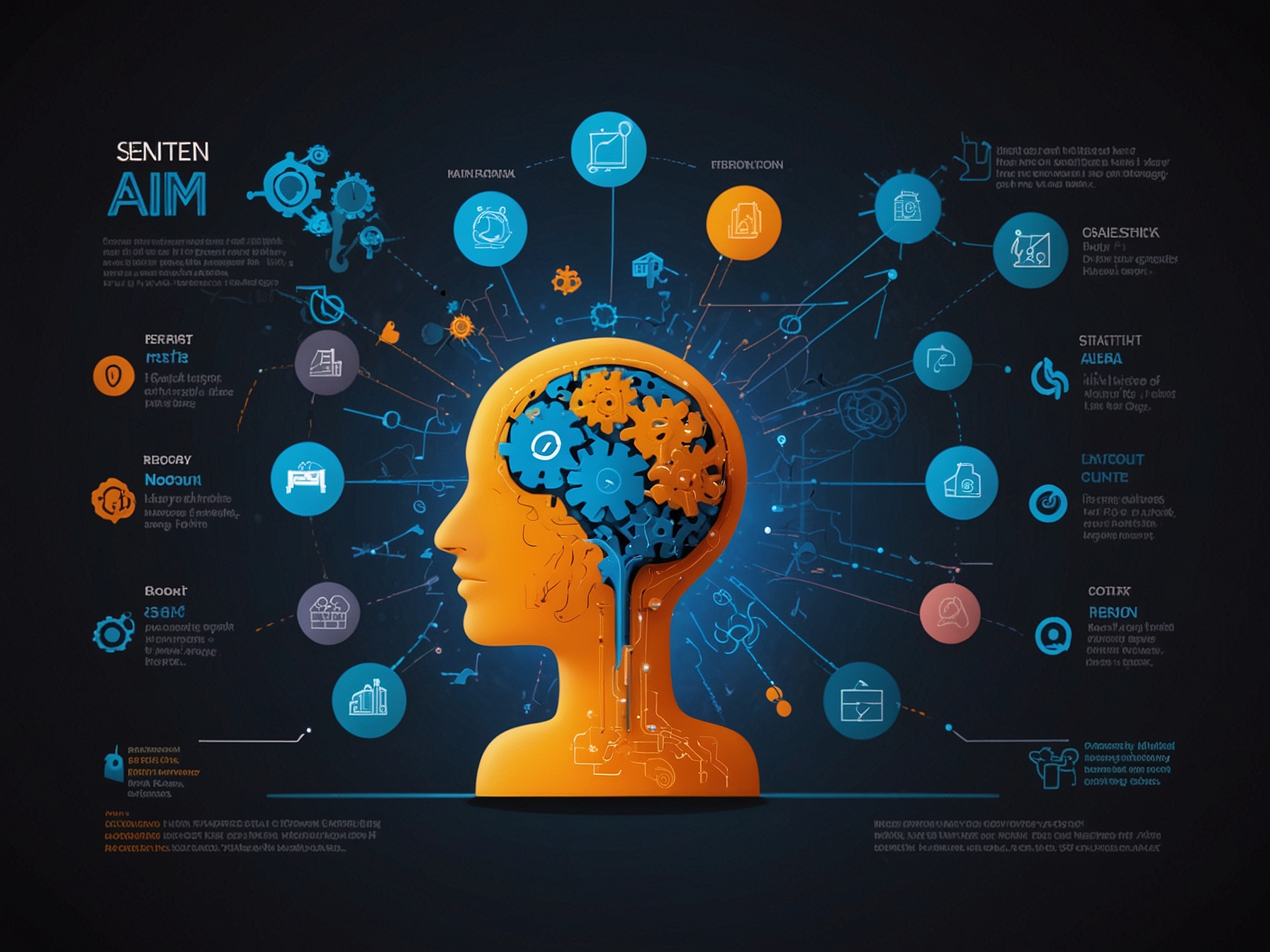 An infographic showing the integration of AI, data, and content in personalization strategies, highlighting how machine learning algorithms improve user experiences.