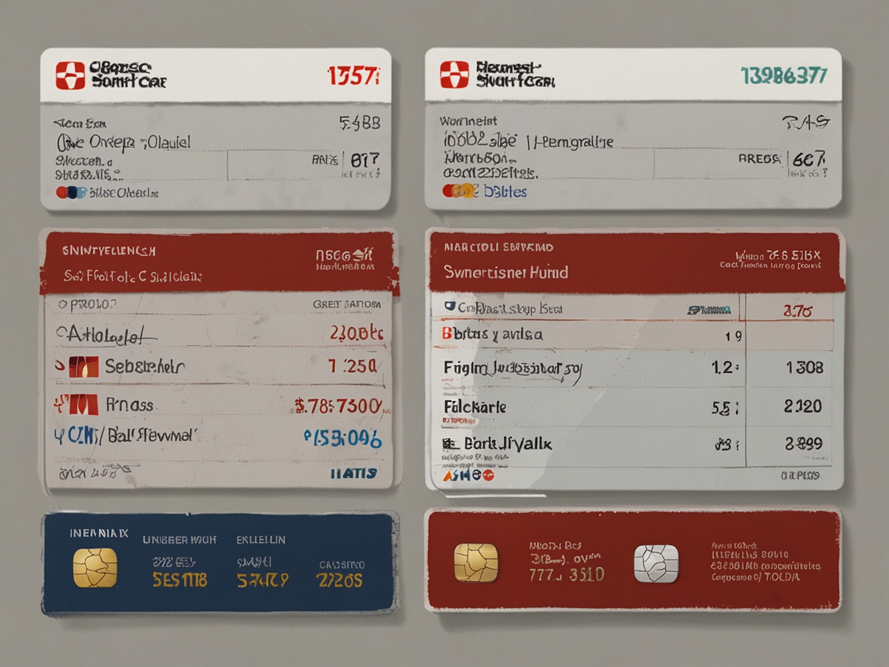 A screenshot of the MoneySmart website showing detailed comparisons of HSBC credit card benefits, highlighting its user-friendly interface and informative tools.