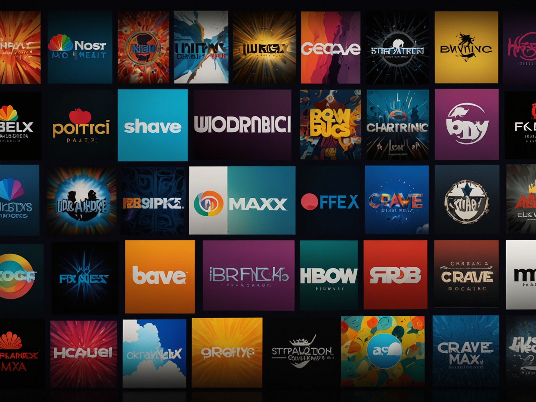 Different streaming service logos like HBO Max, Sky Atlantic, Crave, and Binge, visually representing the variety of options available for international fans to watch the show.