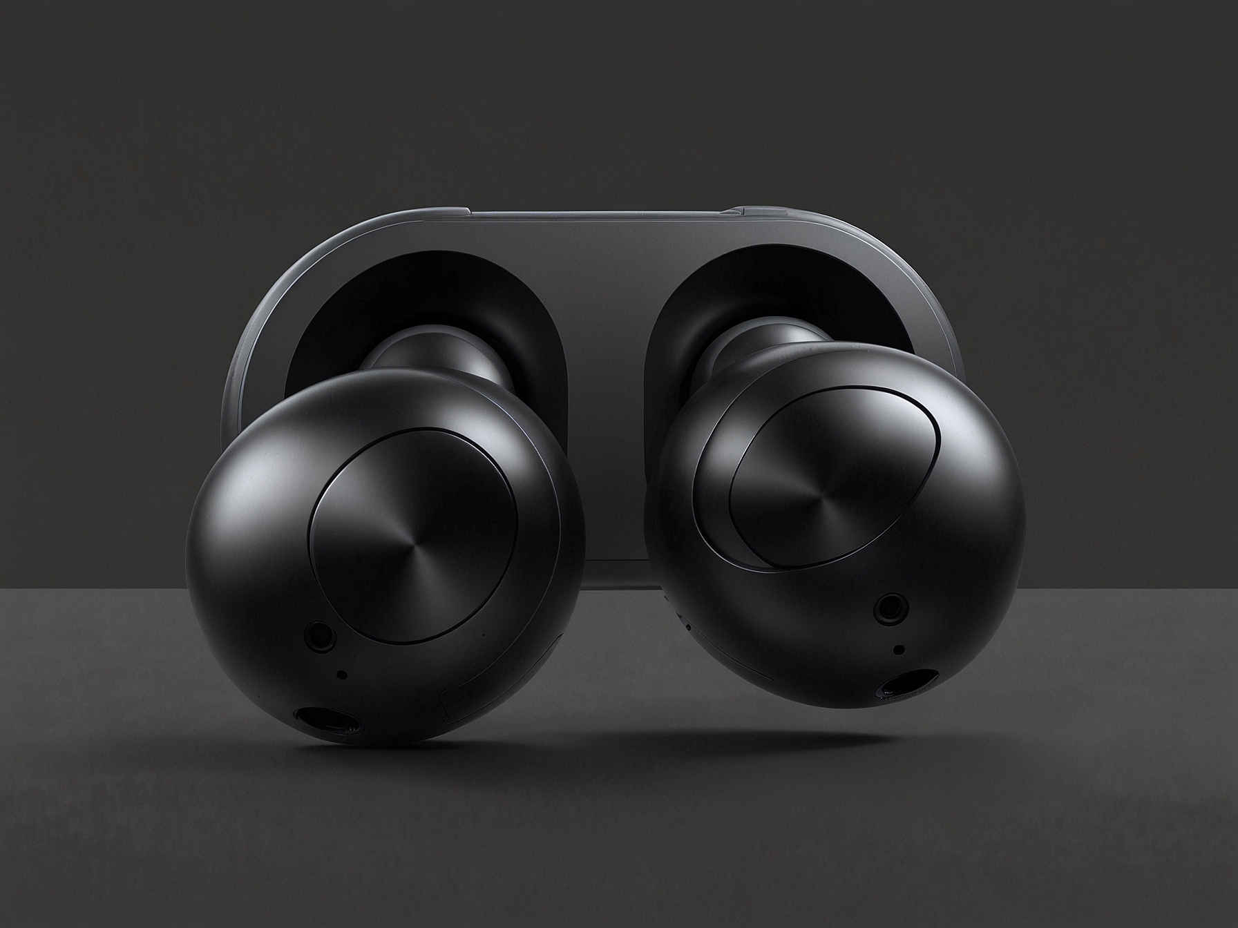 Close-up of Samsung Galaxy Buds 3 Pro in their sleek, ergonomic design, highlighting features like active noise cancellation, improved sound quality, and longer battery life.