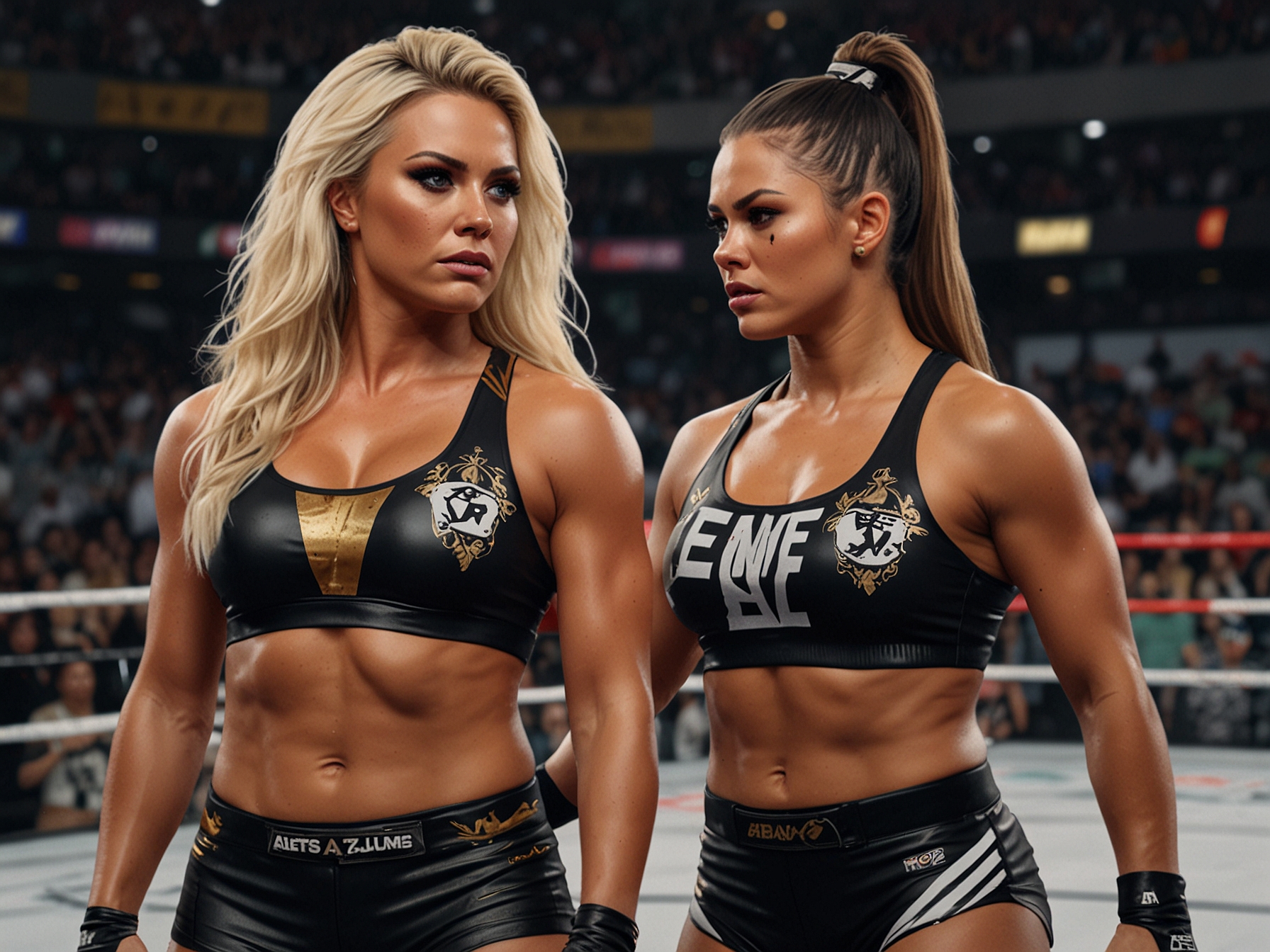 Mercedes Mone competes fiercely against Stephanie Vaquer in a winner-takes-all match, showcasing her skill and determination, and triumphing to claim both AEW TBS and NJPW Strong Women's titles.
