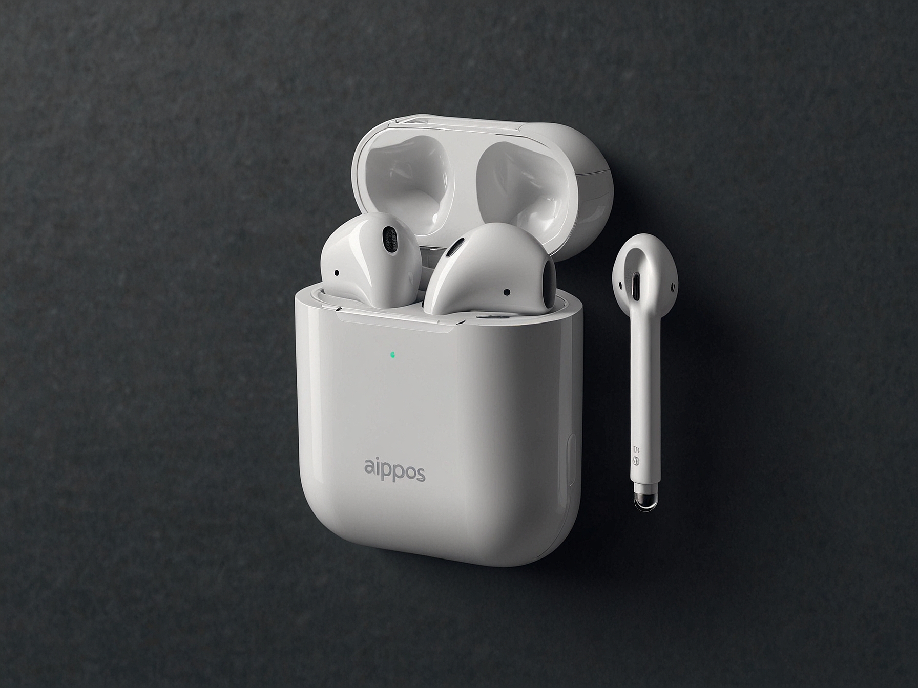 An image displaying discounted Apple AirPods on Amazon during the EOFY sale, showing the reduced price of $152 prominently. The image highlights the sleek design of the earbuds.