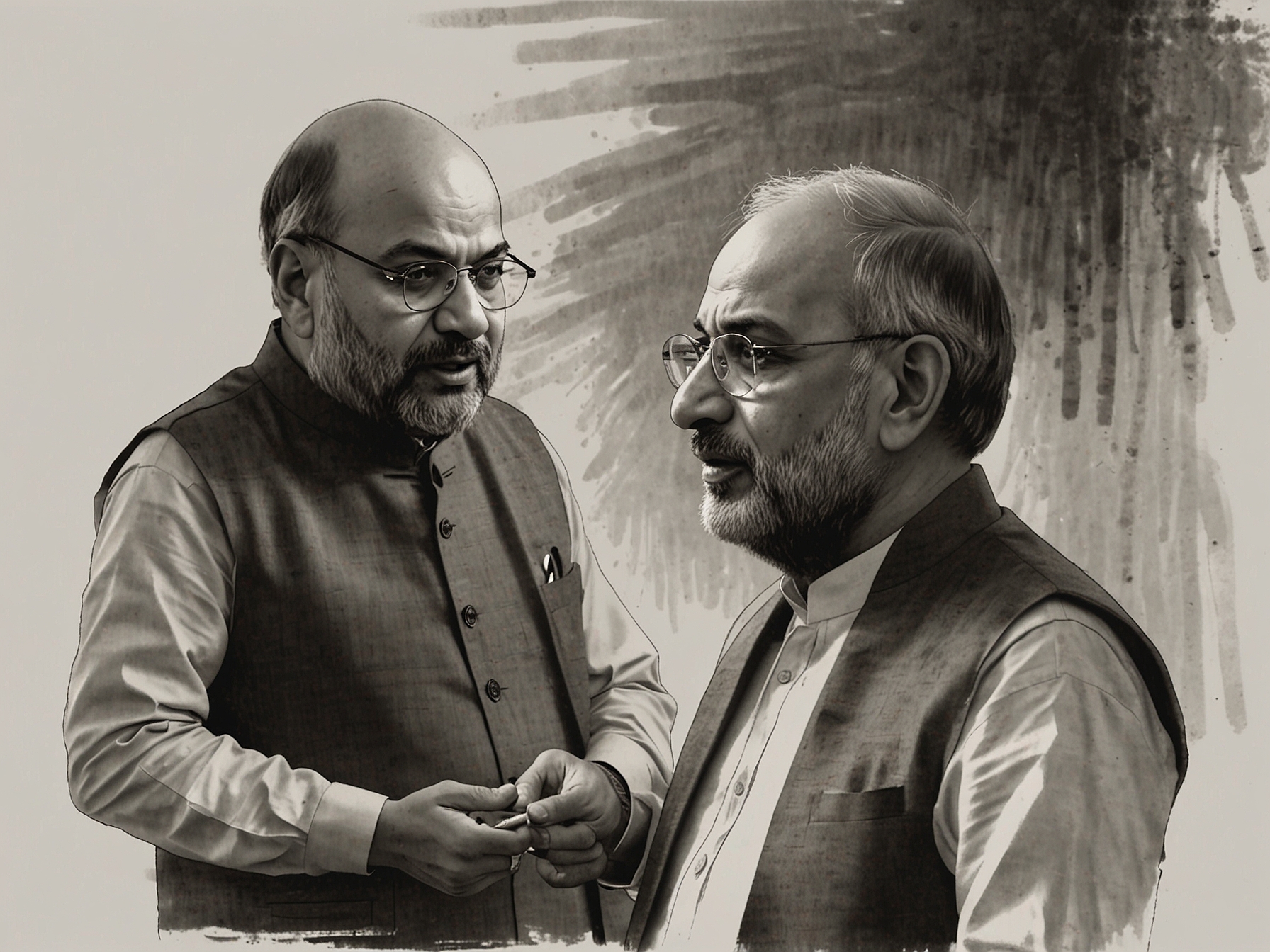 A heated political debate surfaces as Amit Shah critiques Rahul Gandhi's statements, invoking historical events like the Emergency and the Sikh pogrom to bolster BJP's position.