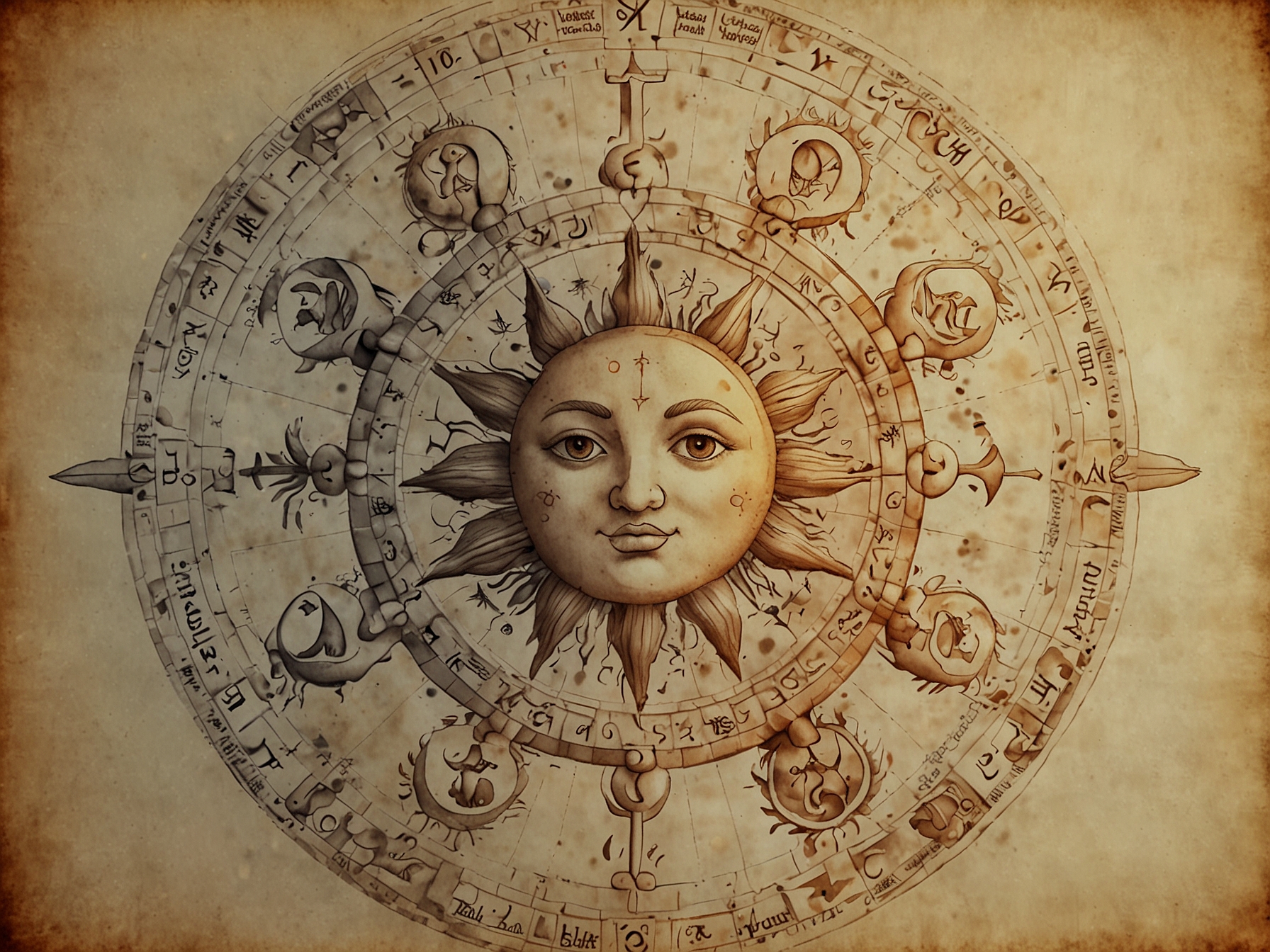 An illustration of the zodiac wheel with the sun positioned in Cancer, indicating a focus on emotions, relationships, and self-nurturing for the horoscope week of July 1-7, 2024.
