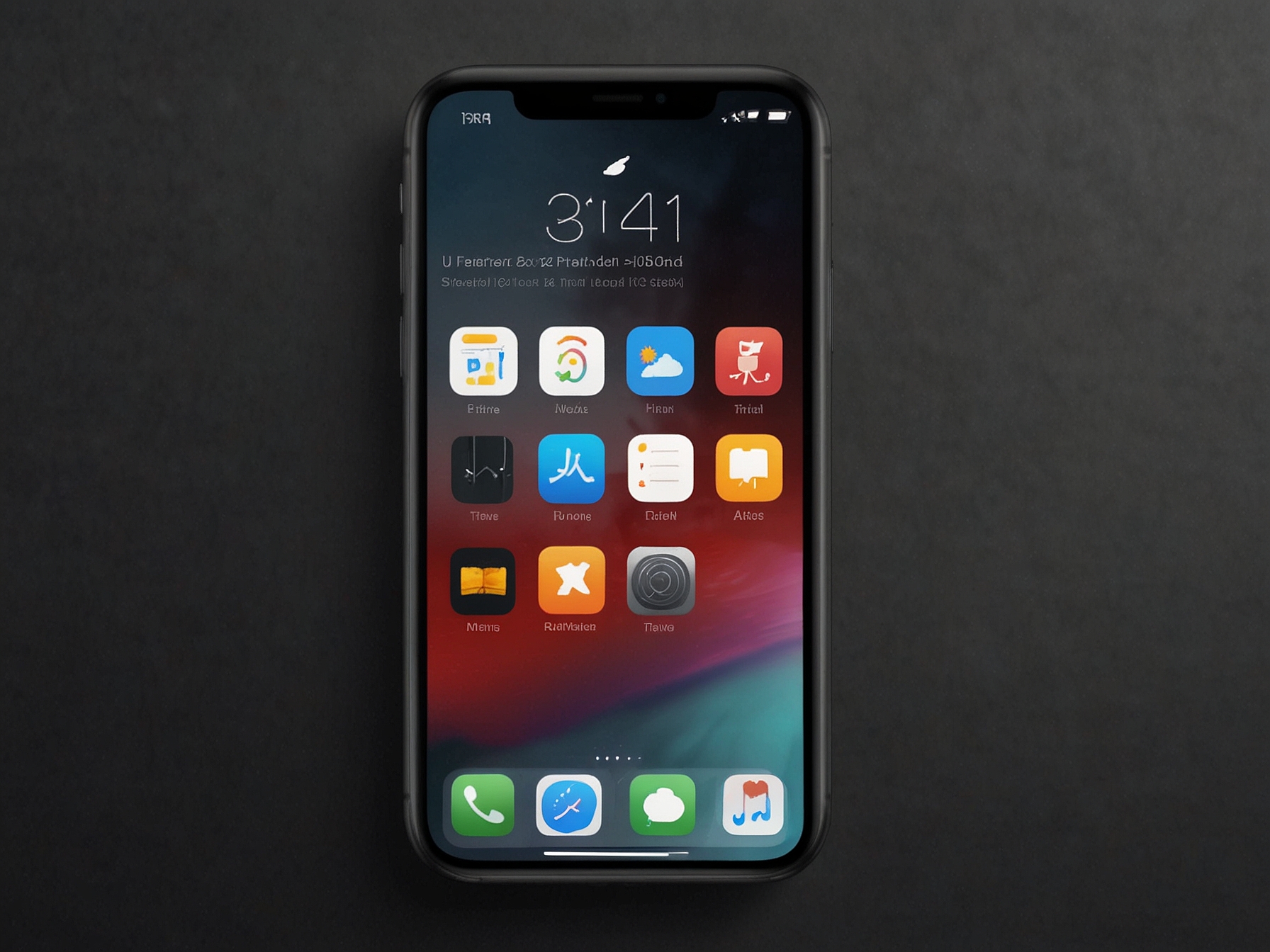 An illustration of Apple's iOS 19 codenamed 'Luck' featuring new AI-driven features, improved widgets, and app personalization settings, enhancing the user experience significantly.