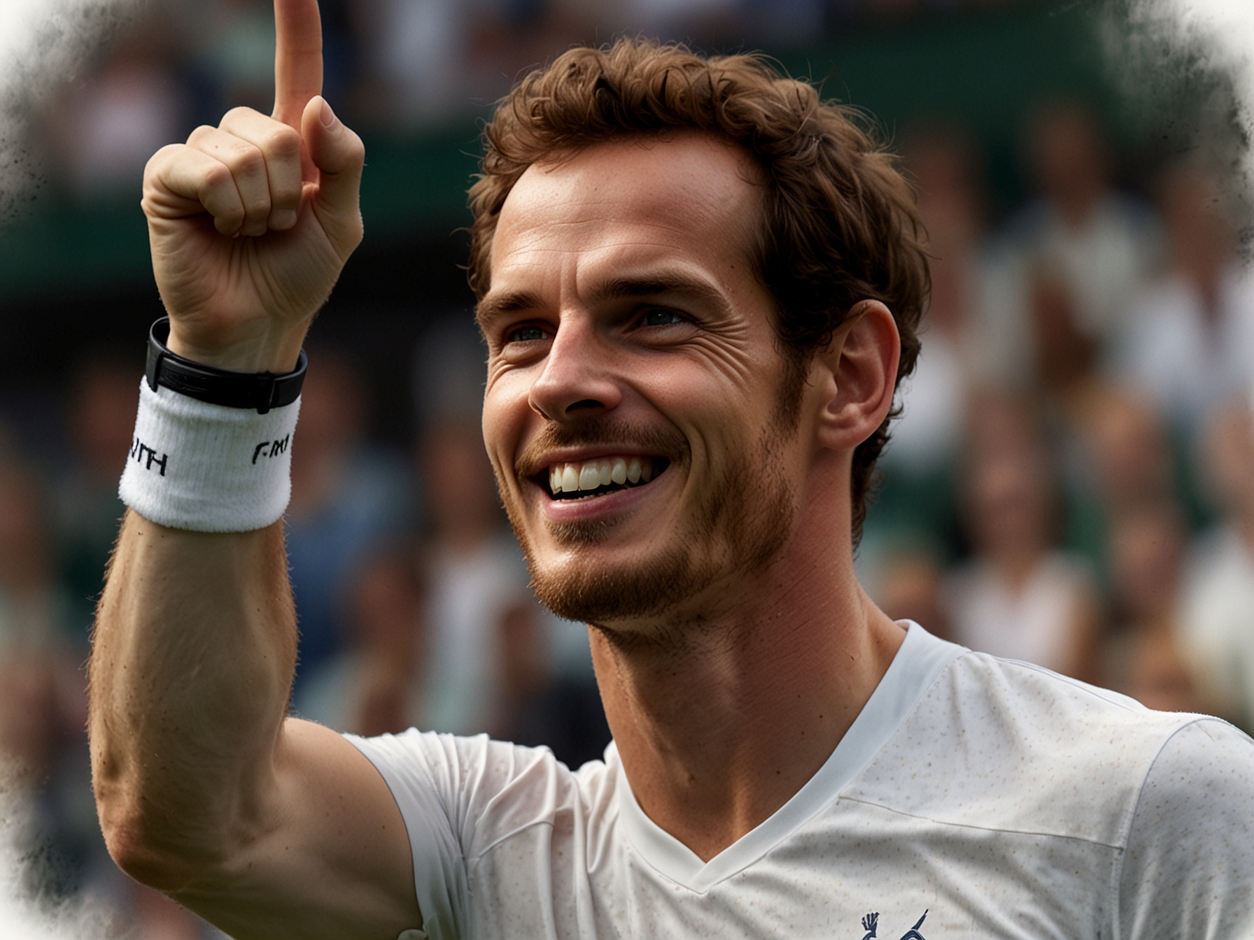 Andy Murray emotionally acknowledges the crowd at Wimbledon 2023, potentially his last appearance on the renowned grass courts, embodying his resilience and legacy.