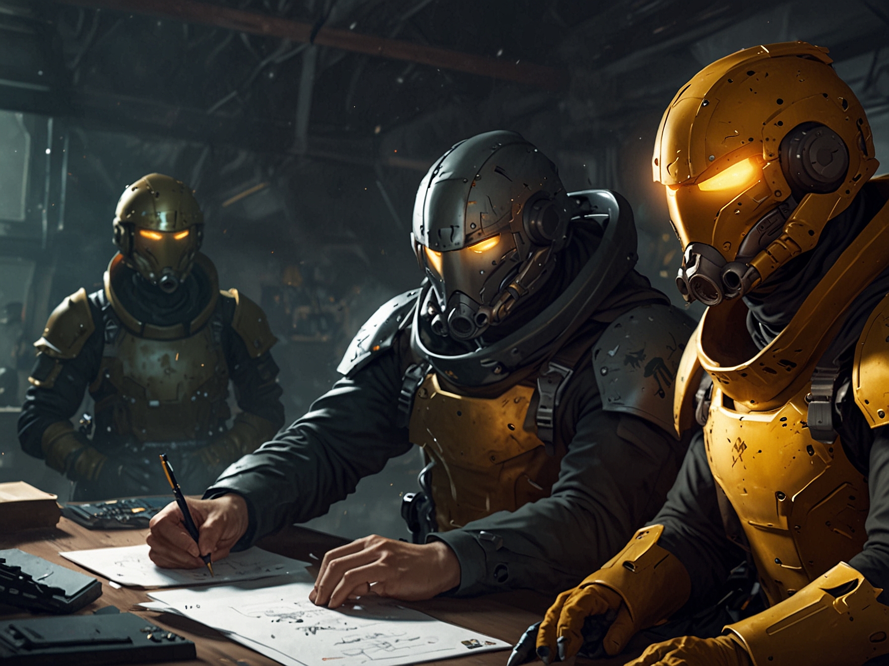 Arrowhead developers working on new content updates for Helldivers 2, showcasing their commitment to adding fresh missions, characters, and features to revive player interest.