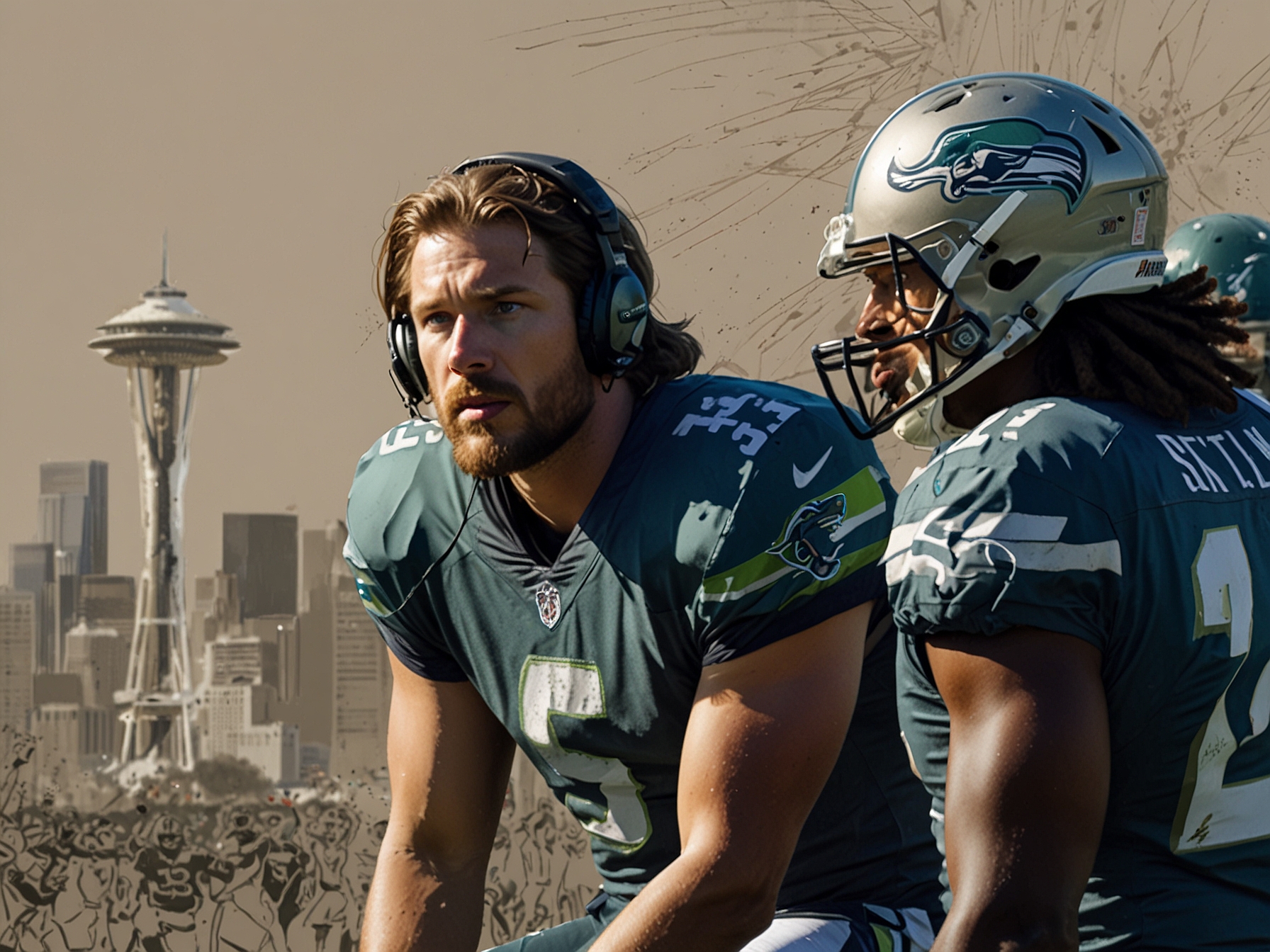 Seattle's defensive players expressed frustration and confusion on the field, reflecting the challenges they faced in containing the Lions' relentless offensive strategy.