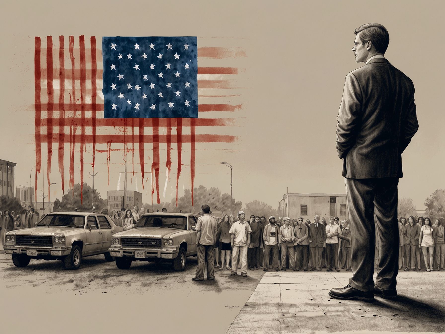 A split image showcasing contrasting views on abortion within the Republican Party, emphasizing the generational divide and the need for open dialogue.
