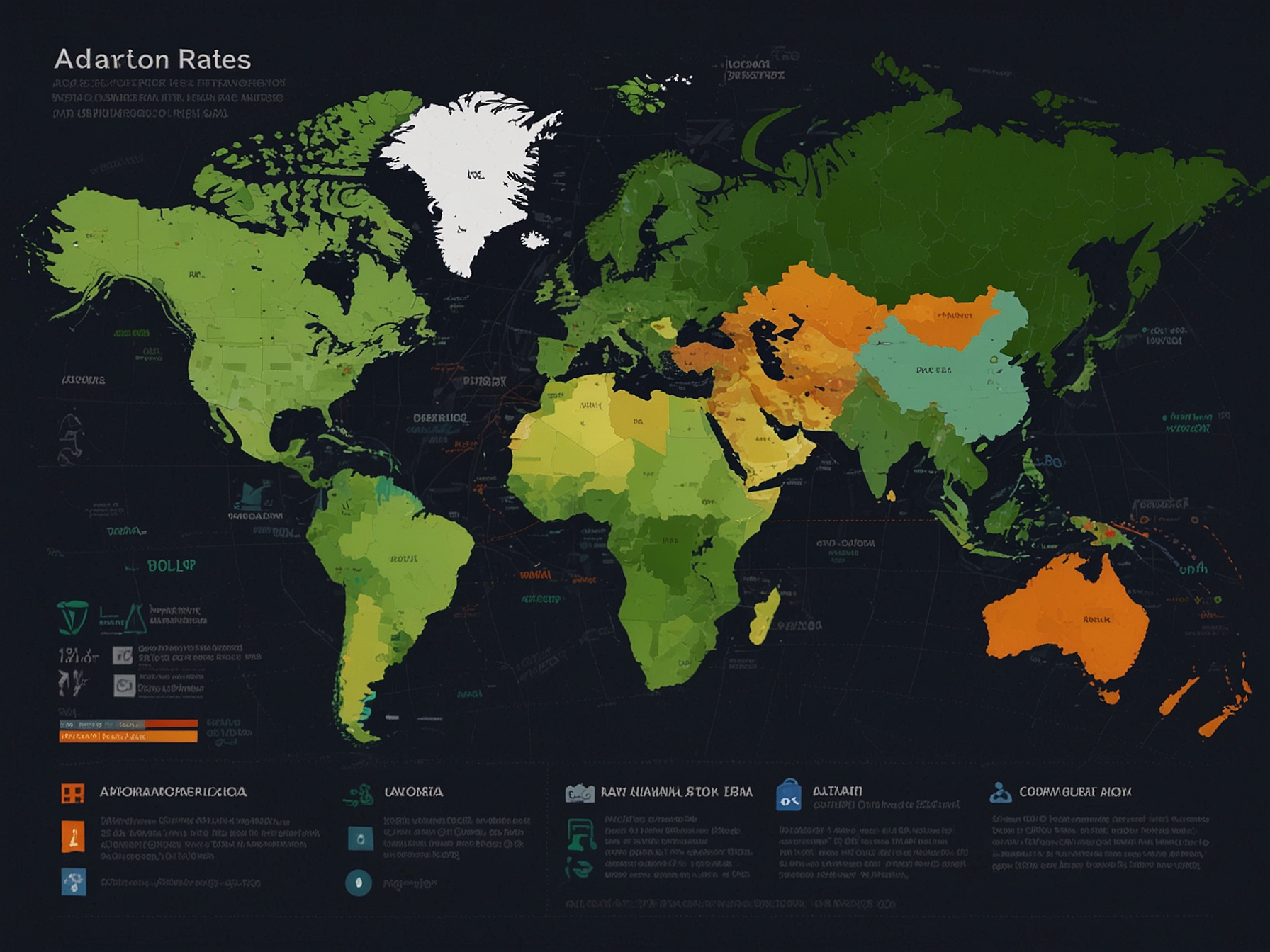 An infographic illustrating the adoption rates of RCS across various carriers in North America and Europe, highlighting the disparities in user access and experience.