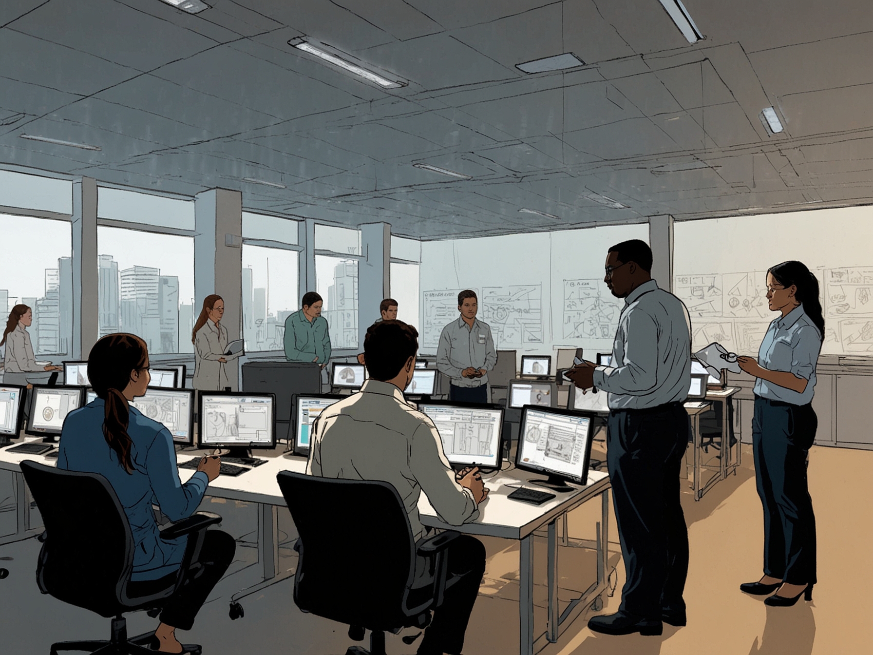 A collaborative demonstration featuring personnel from Persistent Systems and L3Harris, highlighting the importance of training and adaptation for new communication technologies.