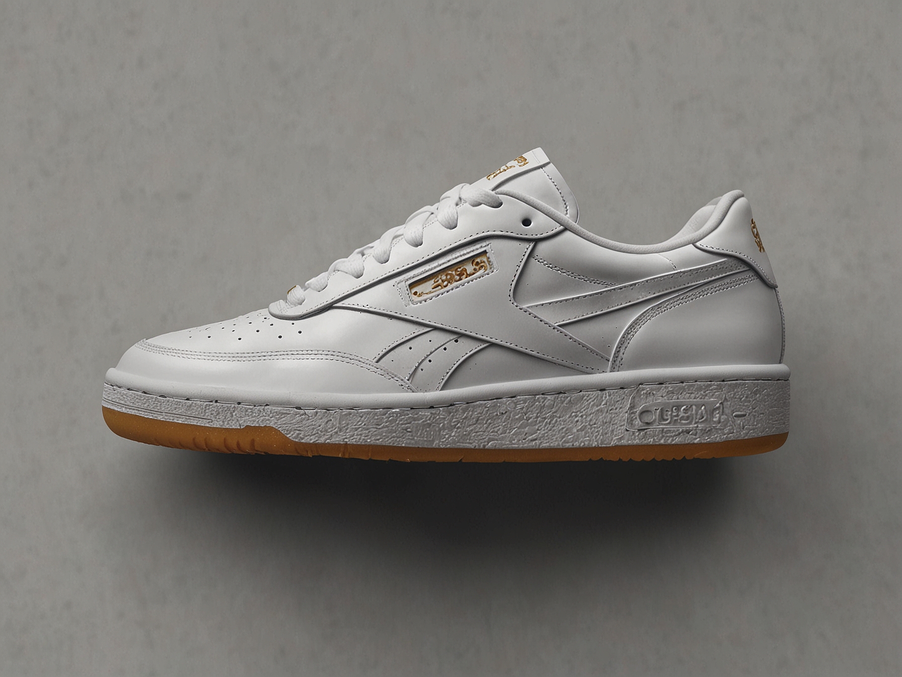 Highlighting the all-white Club C 85 Vintage that features shiny patent leather, emphasizing simplicity and elegance in contemporary sneaker design.