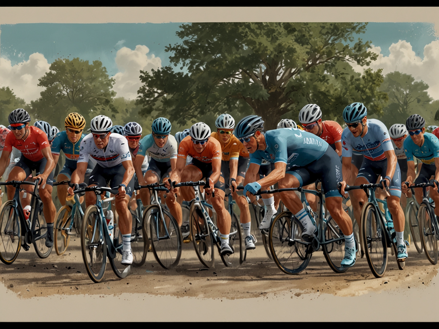 A split image showing iconic moments from Ronde van Drenthe and RideLondon, contrasting the historical significance with the new 2025 UCI calendar changes.