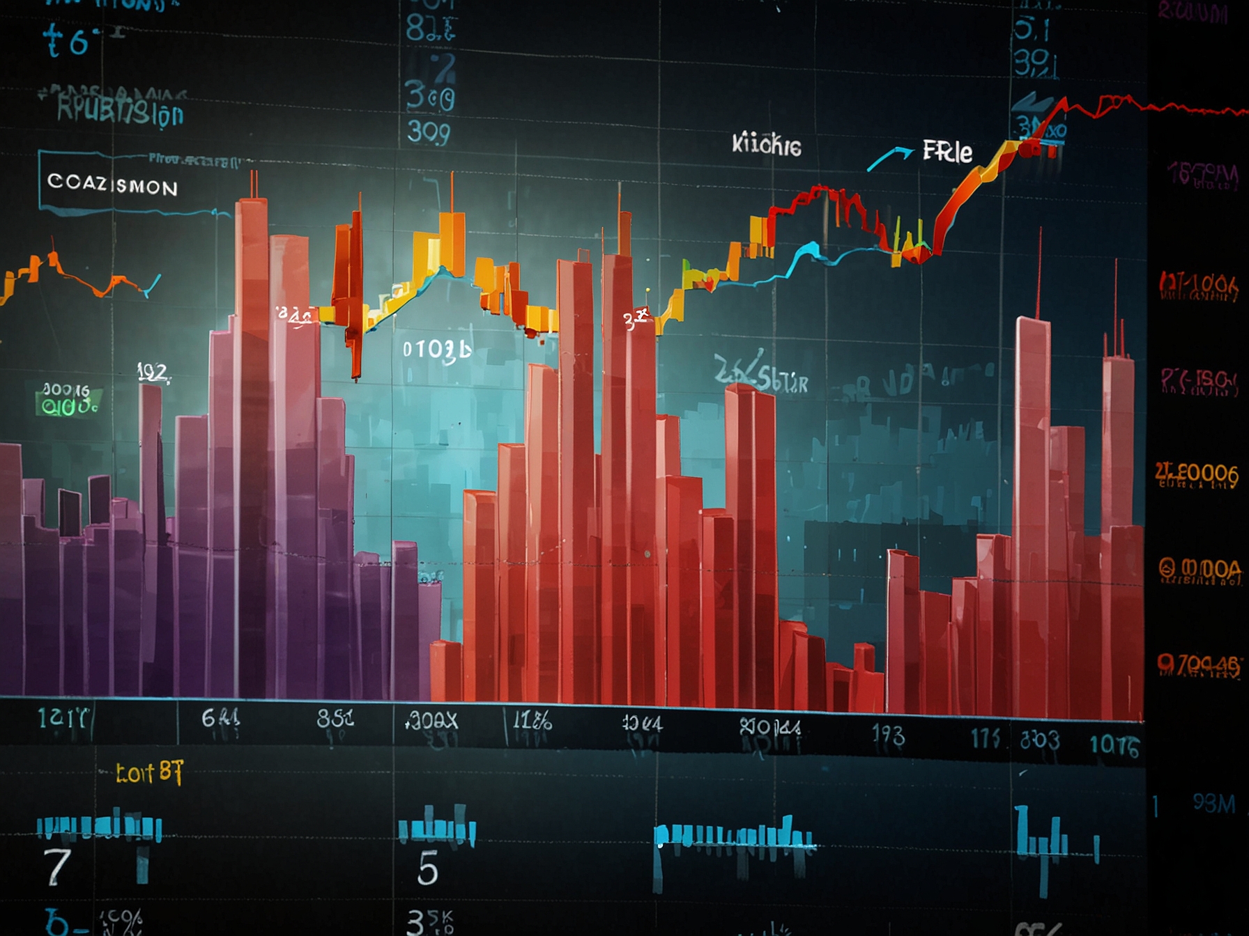 A close-up of a stock market chart showing unusual options activity for Roblox, highlighting the stark contrast between bullish and bearish trades that investors are monitoring closely.