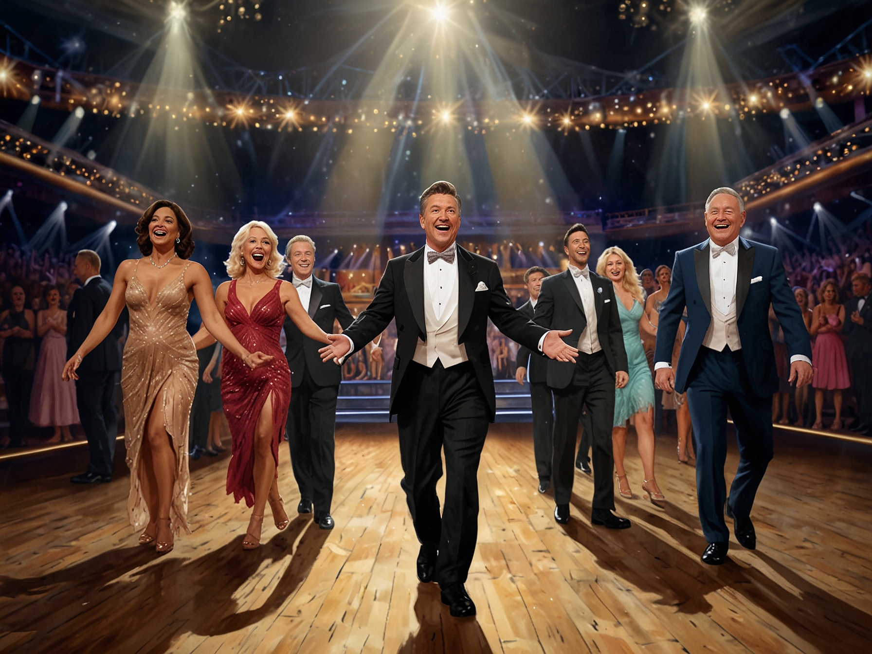 Special guests from previous seasons appearing during JB's performance, bringing smiles to fans' faces and igniting memories of past Strictly Come Dancing journeys.