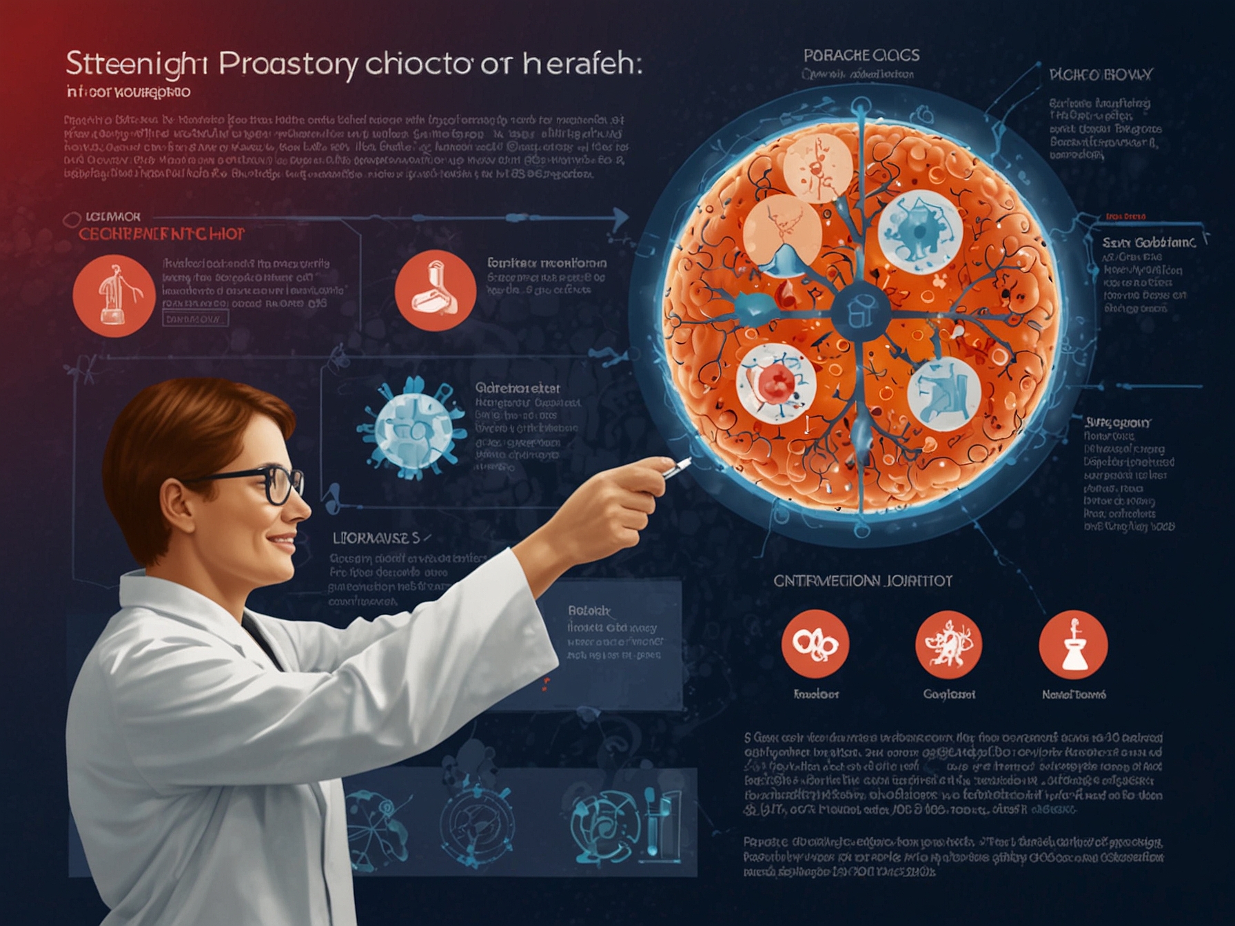 An infographic showcasing Johnson & Johnson's strategic focus areas in immunology, oncology, and neurology, emphasizing the company's commitment to innovation and research.