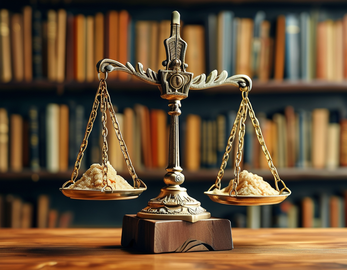 A balanced scale symbolizing the tension between censorship and free expression, showcasing the need to protect legitimate content while moderating harmful materials.