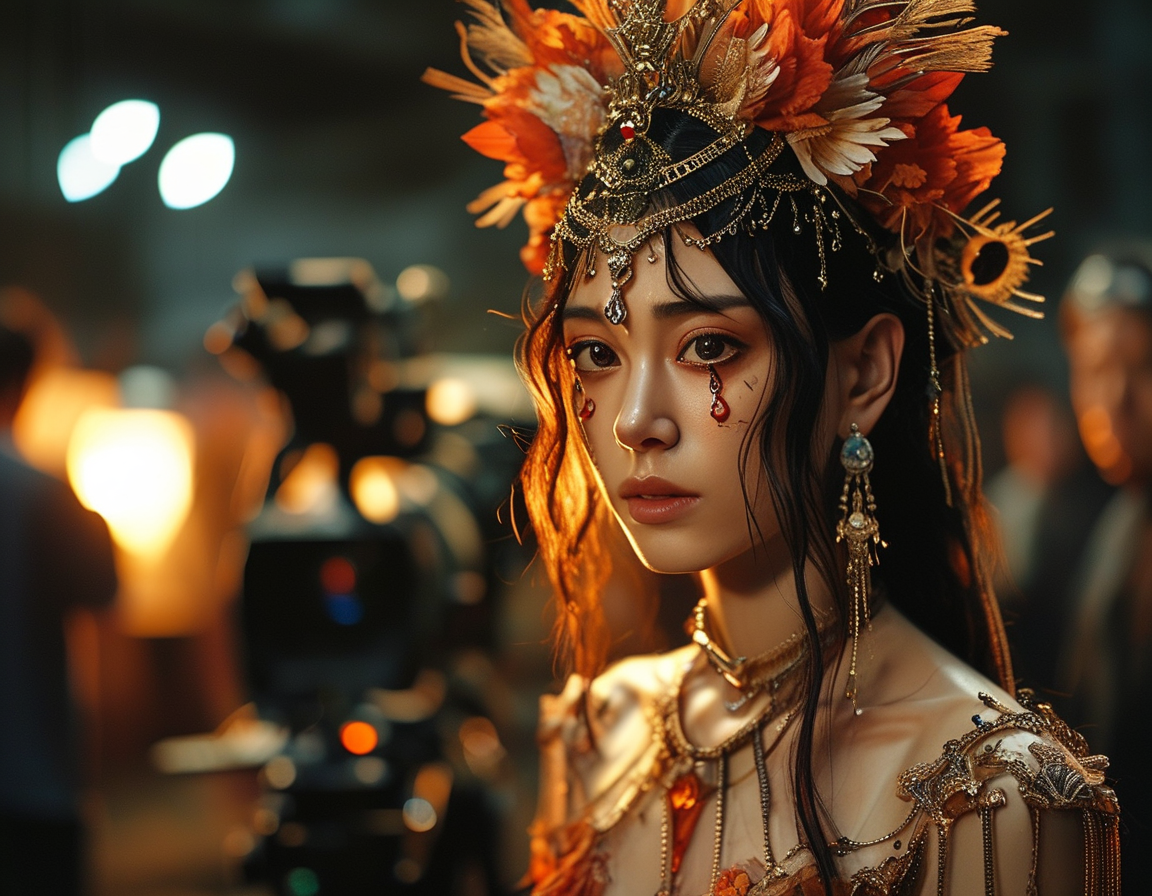 Behind-the-scenes shot of the passionate creators and cast of Queen of Tears, demonstrating their dedication and hard work in bringing the story to life.