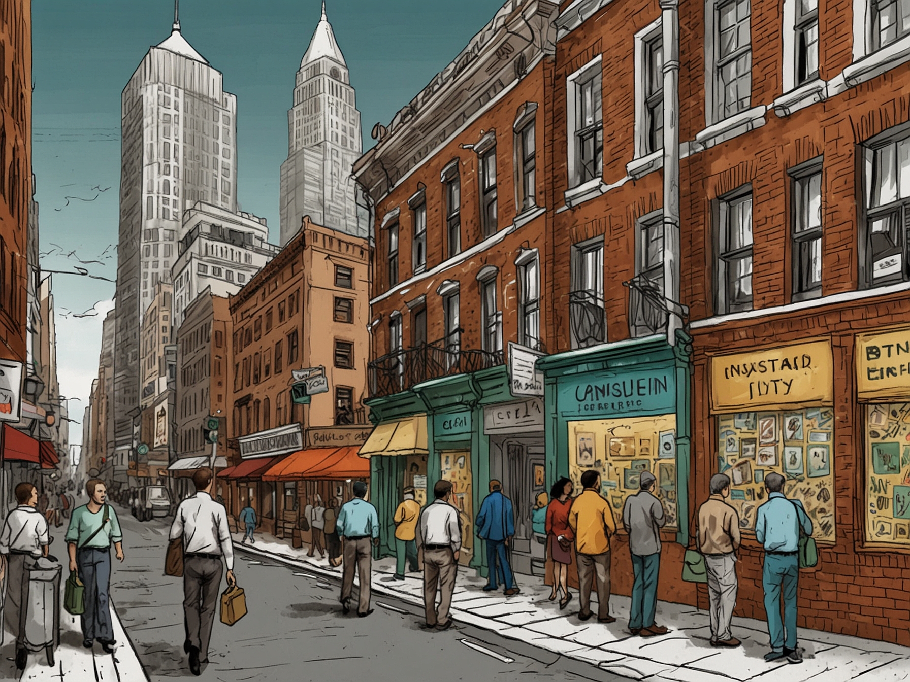 An illustration of diversifying investments showcasing various sectors in which Main Street Capital operates, emphasizing risk buffering and market adaptability for potential investors.