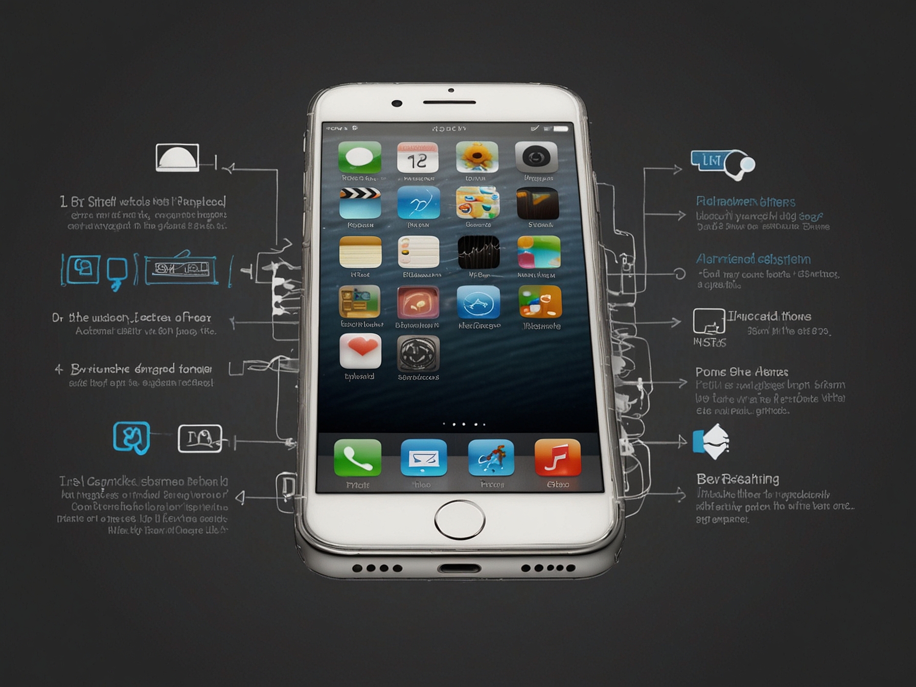 A user-friendly guide showing the steps to update an iPhone, making it easy for users to access the new intelligent features and embrace technology advances.