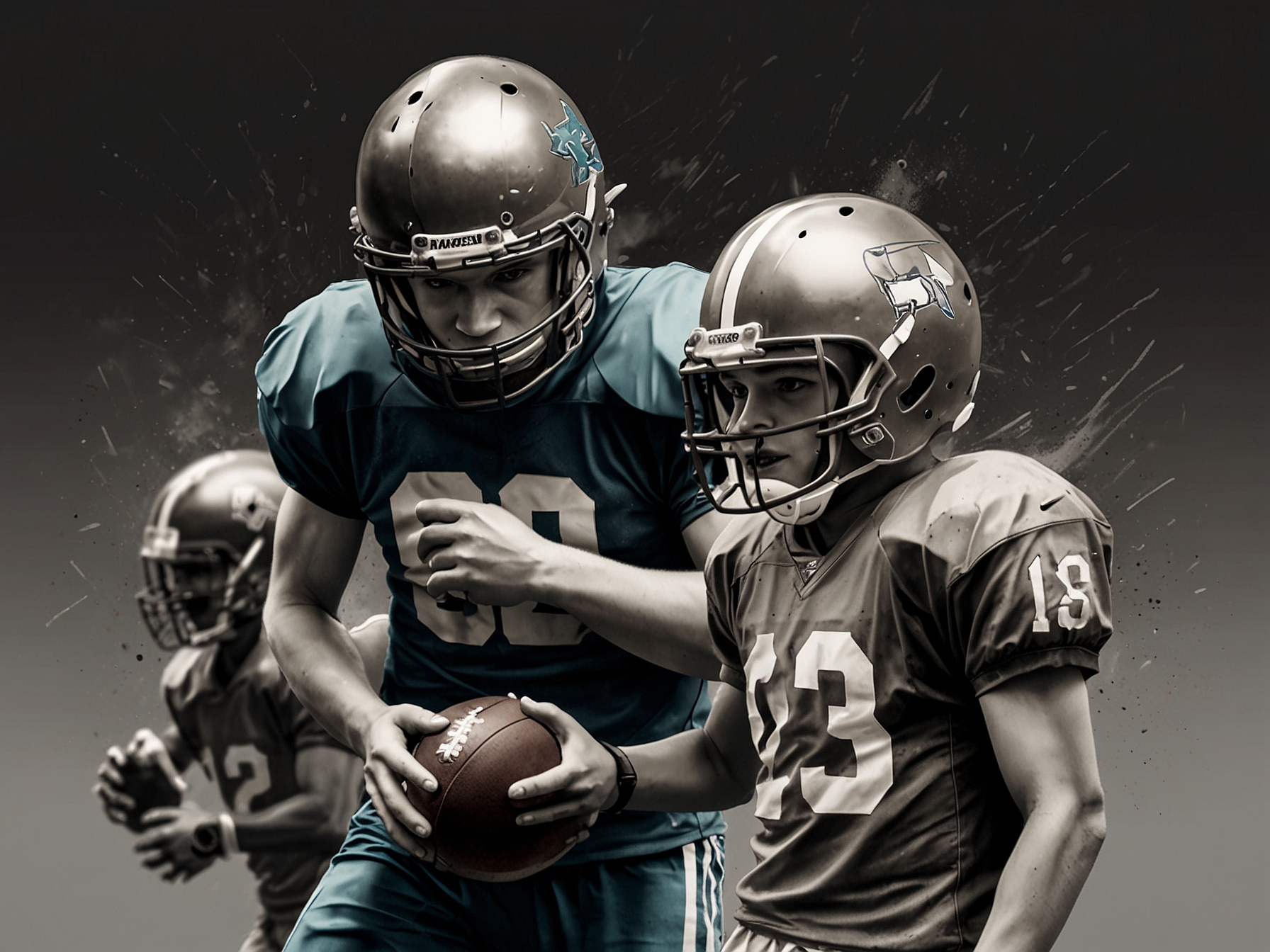 A youth football practice scene, symbolizing the fears parents have regarding their children's participation in the sport amidst concussion concerns.