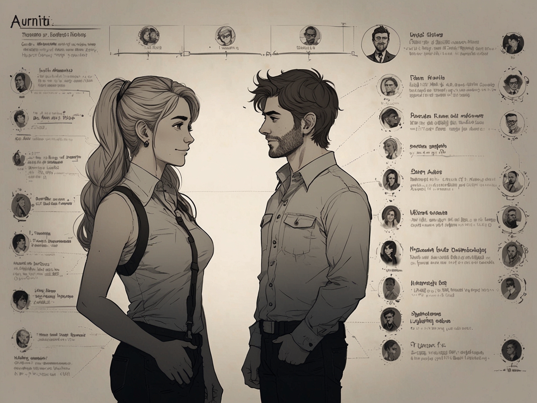 A visual timeline showcasing the ups and downs of AuronPlay and Gemita's relationship history, highlighting key moments that fans remember well.