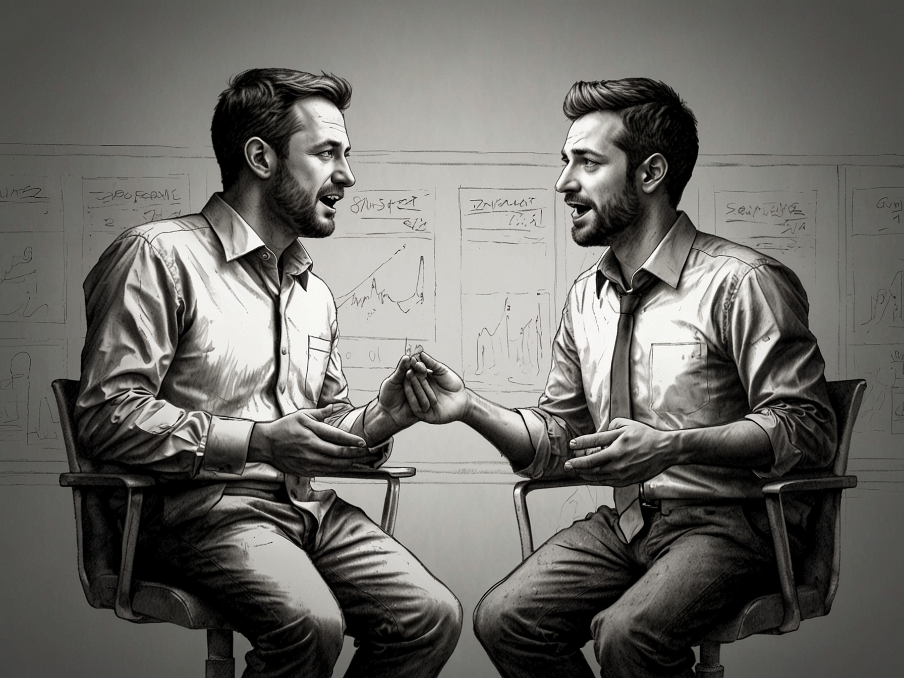 A split image showing two scenarios: one of a stressed employee feeling guilty about taking leave and the other of a happy employee confidently announcing their casual leave.