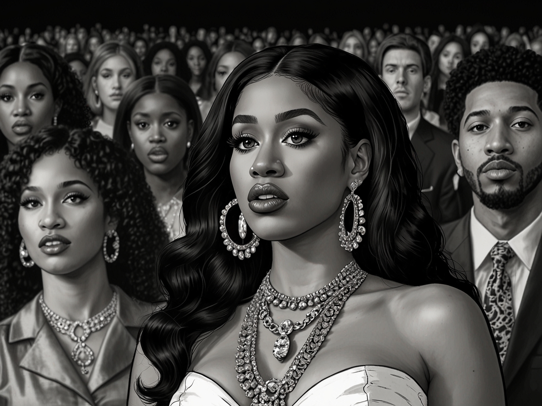 Fans reacting to Cardi B's video on social media, with comments and opinions reflecting diverse interpretations of her bold statement on culture and celebrity.