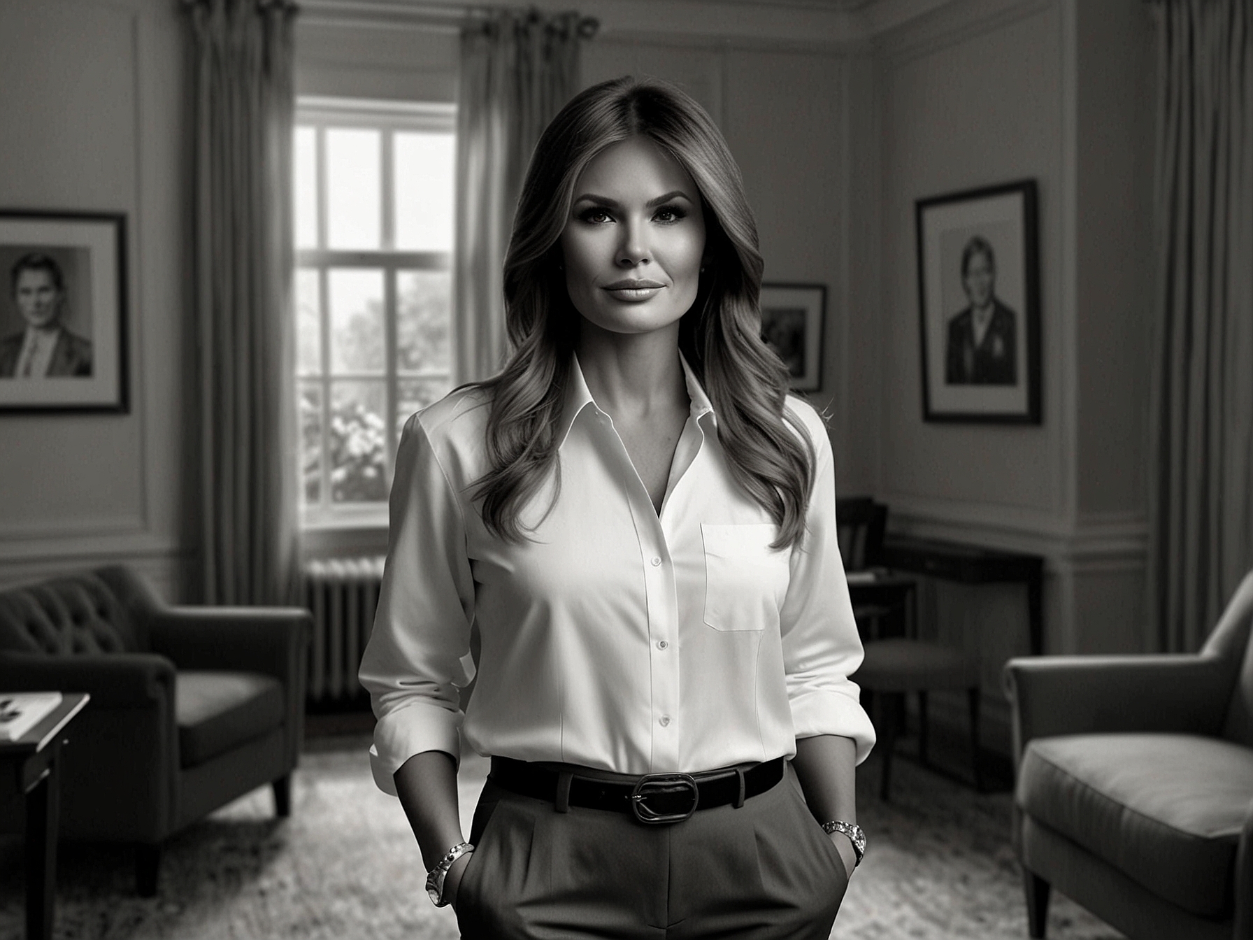 Melania Trump sporting a casual yet stylish outfit while visiting children, presenting a relatable side of her fashion that aims to connect with the public amid political discussions.