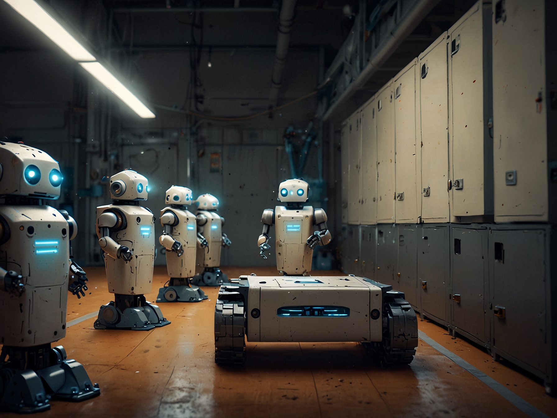A Robot Kidnaps Its Friends: Is AI Beyond Control?