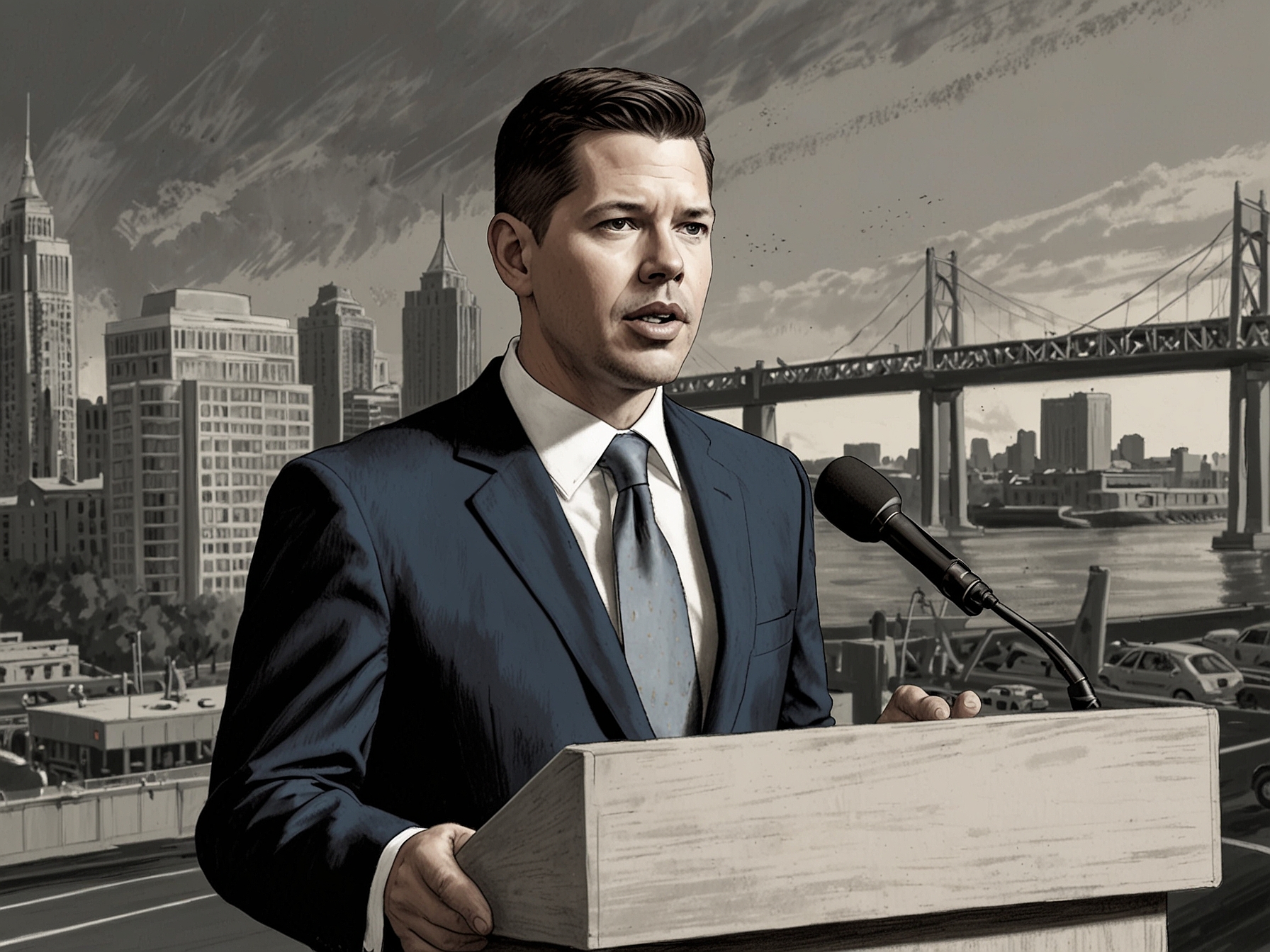 An infographic illustrating record-high air travel rates alongside aging transportation infrastructure, highlighting the challenges Duffy faces as he begins his tenure.