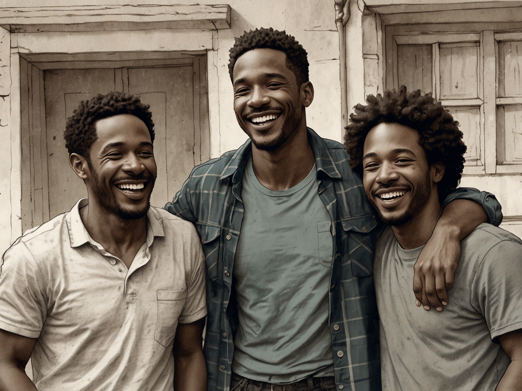 A close-up of men engaging in an open conversation, showcasing vulnerability and empathy, highlighting the need for emotional support and understanding among men.