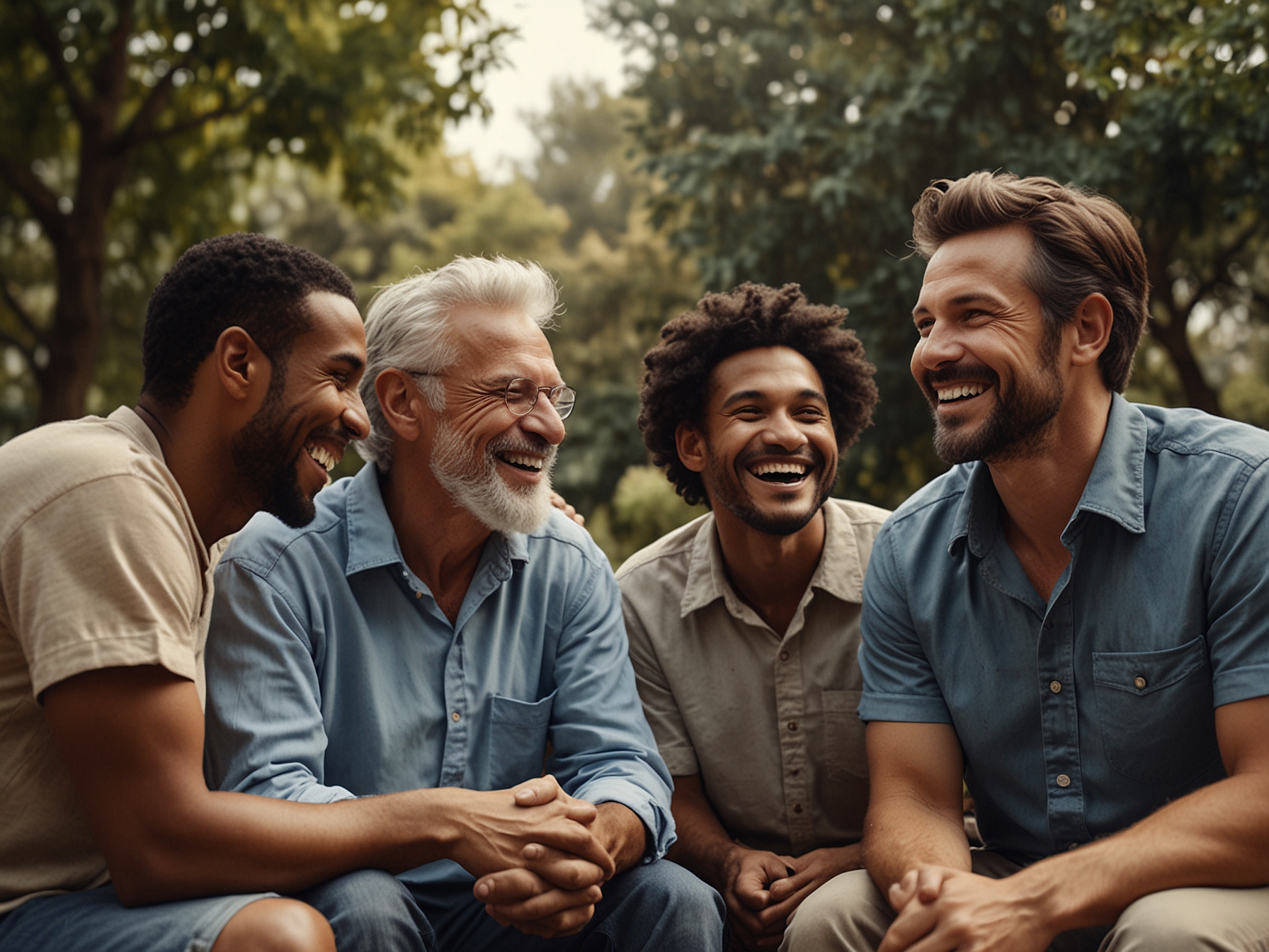 A collage featuring men in various community roles, including mentoring, teaching, and supporting others, symbolizing the everyday heroes who inspire those around them.