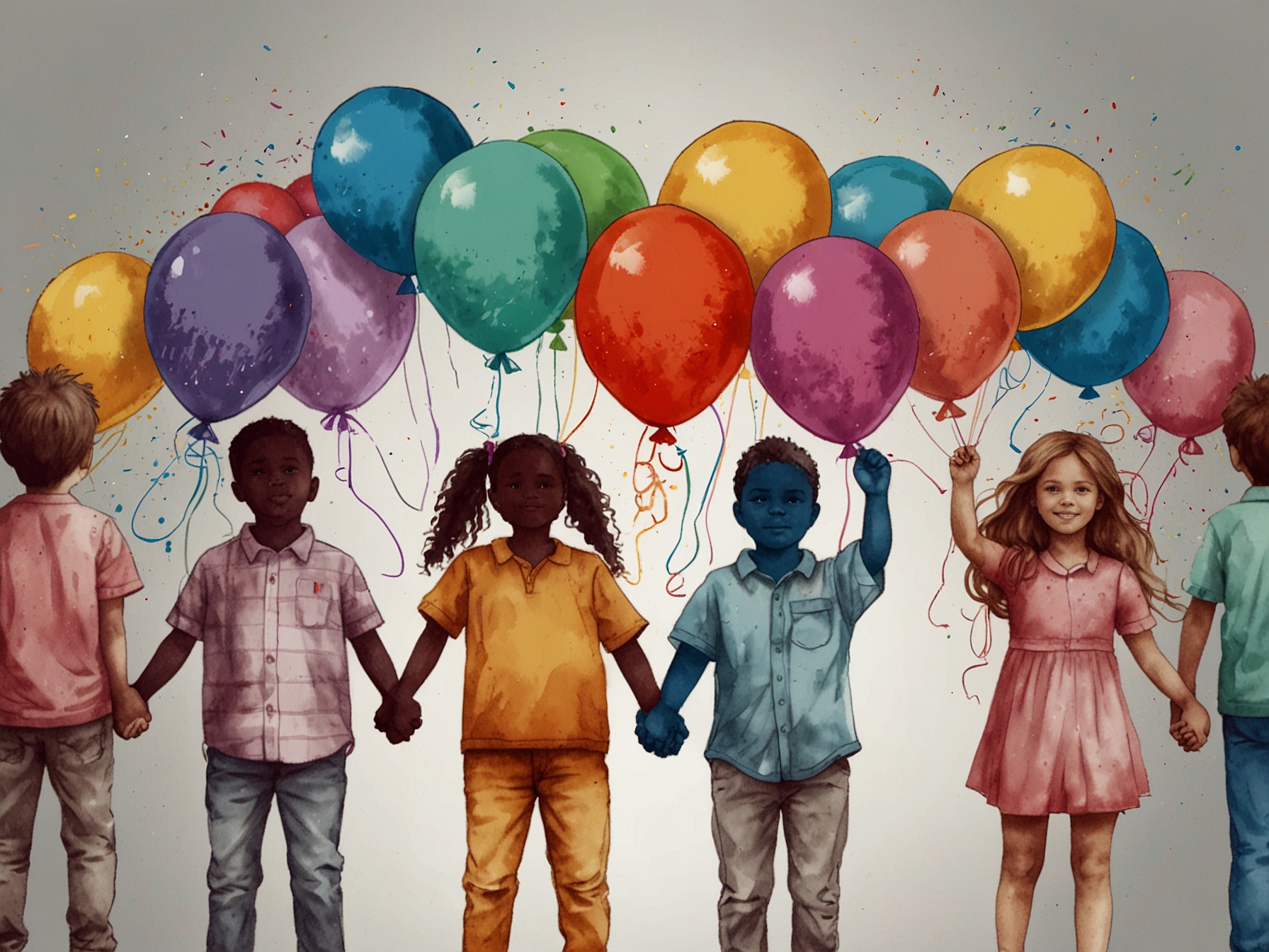 A joyful classroom scene where children are participating in discussions about their rights, highlighting the importance of education and empowerment on World Children's Day.