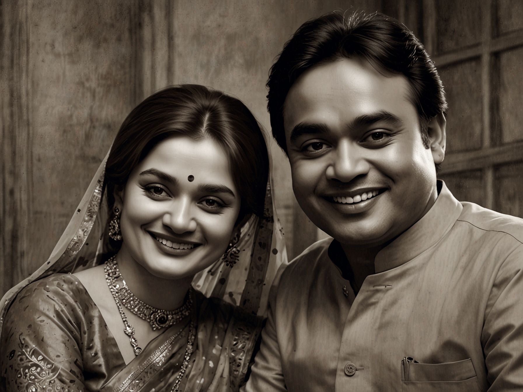 An emotional family photo featuring A.R. Rahman with his three children, conveying love and support amidst impending change, emphasizing the importance of family during challenging times.