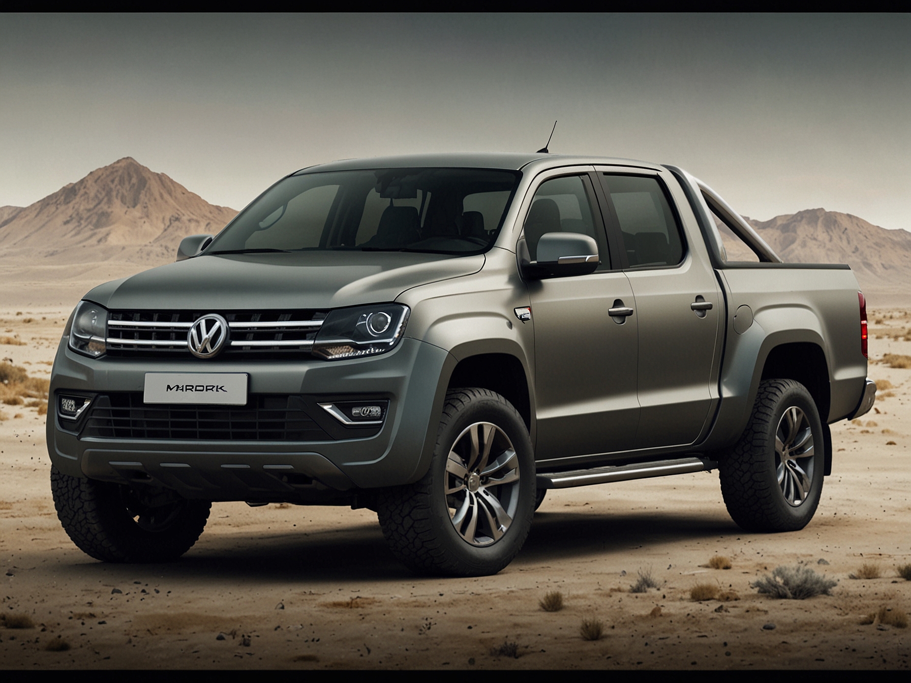An infographic detailing the specifications of the new Amarok, including engine options, interior technology, and safety features to attract potential buyers.