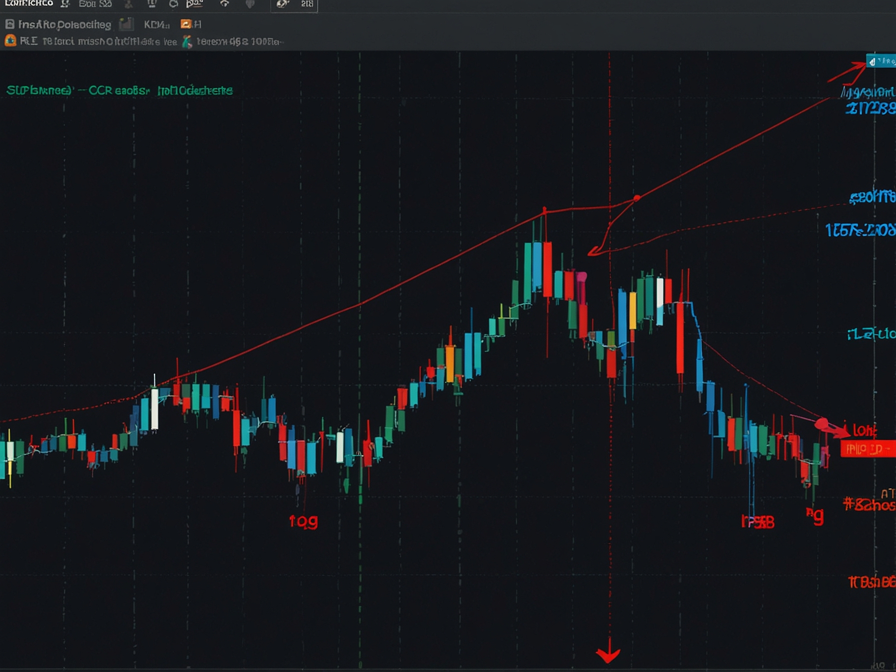 An illustration showing the Nifty 50 and Bank Nifty indices with key Fibonacci levels marked, and an upward trend line highlighted, indicating potential price movements.