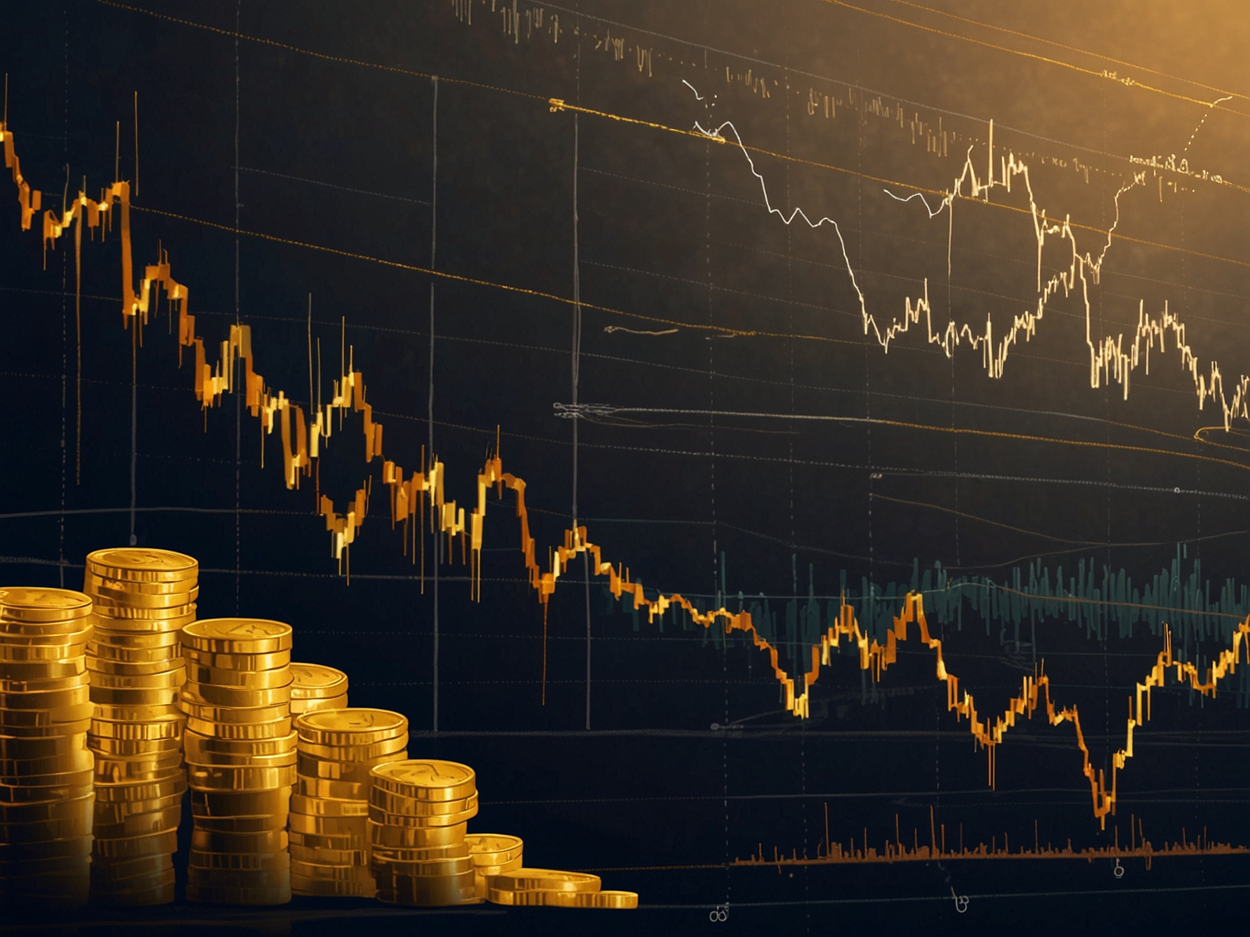 A global map highlighting regions of geopolitical tensions, overlaid with images of gold coins, illustrating the relationship between world events and gold prices.