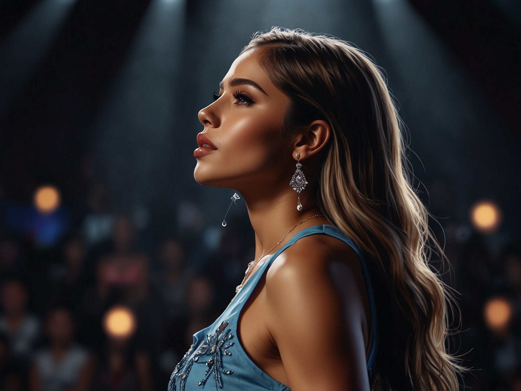 Greeicy in an intimate moment talking with Tini Stoessel, highlighting their friendship and collaborative spirit in Latin music.