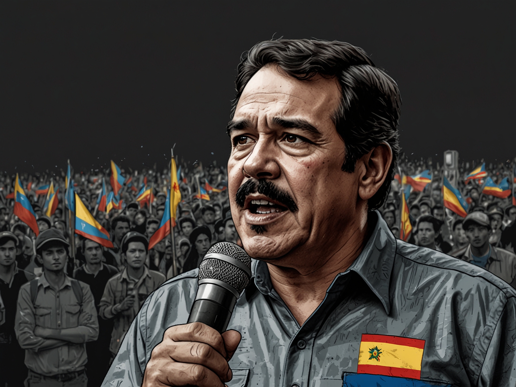 An image depicting the Venezuelan National Assembly, where González plans to present his presidency, emphasizing the tension in the political environment.