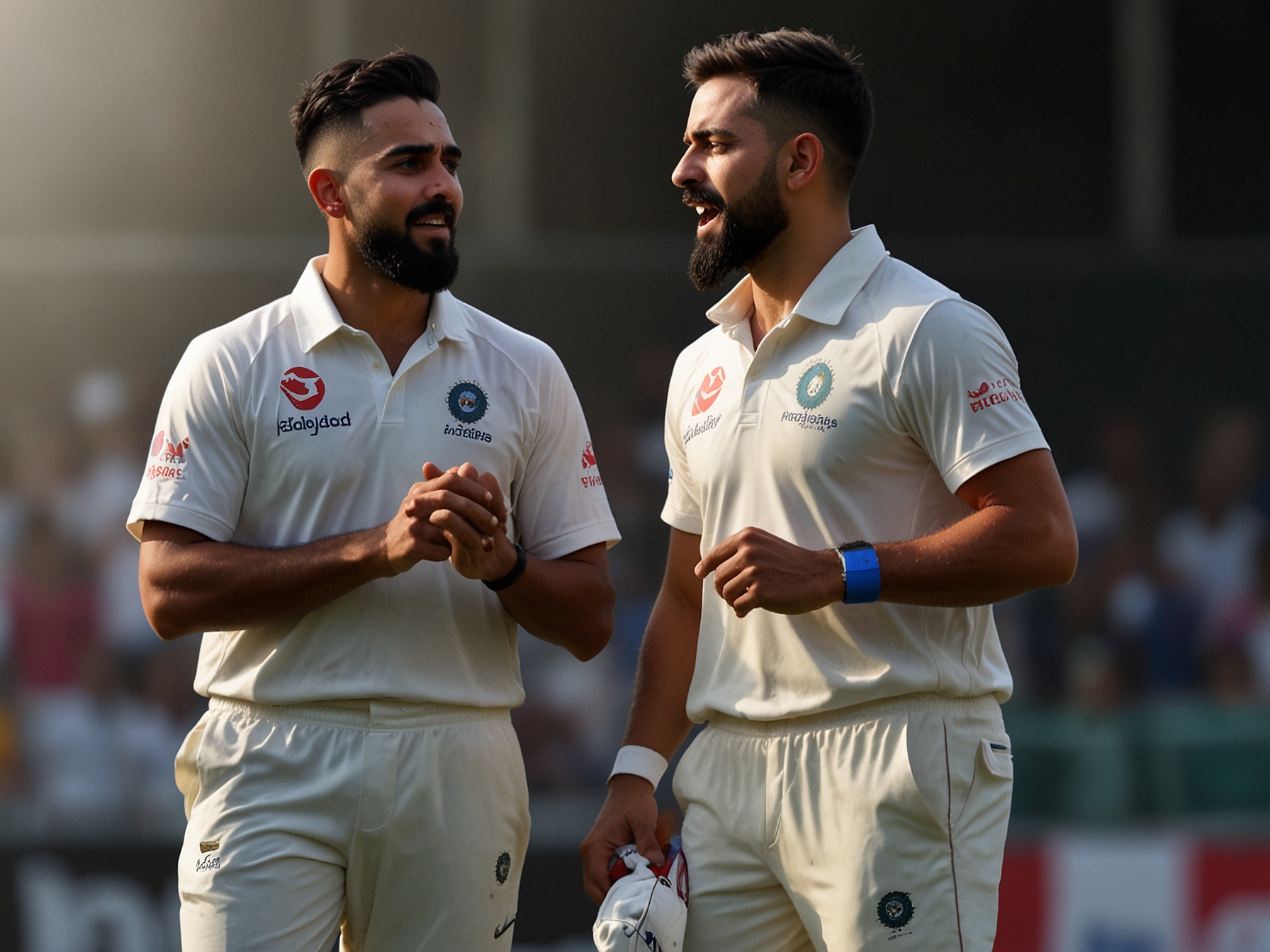 A crowd shot from the Perth Test, reflecting the electric atmosphere as fans cheer on their teams, encapsulating the passion and intensity that cricket brings to its supporters.