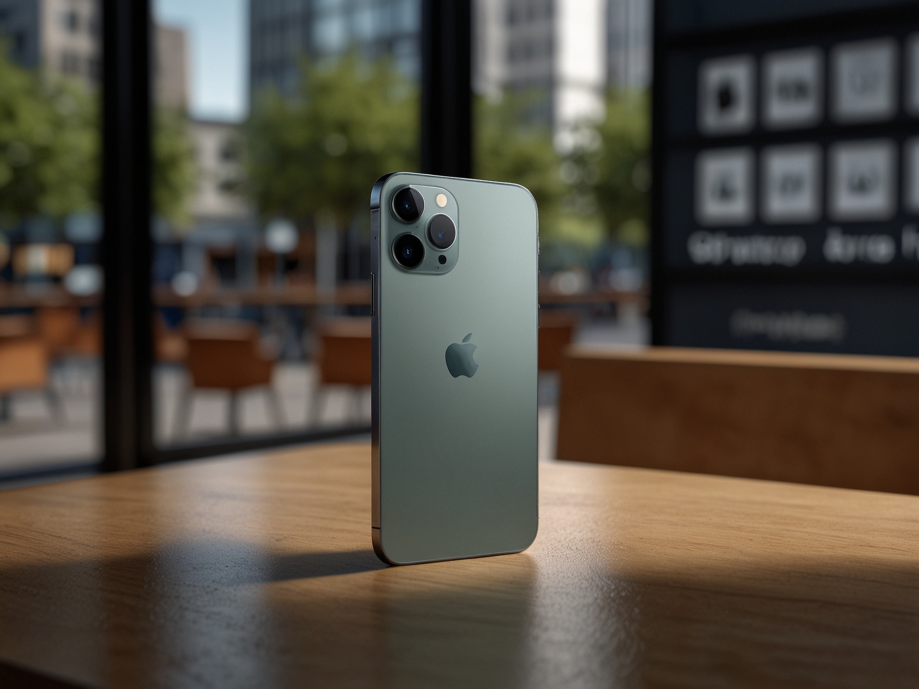 A close-up view of the iPhone 15 Pro Max in various color options, emphasizing the features that make it a competitive choice over newer models, such as the robust camera and battery life.