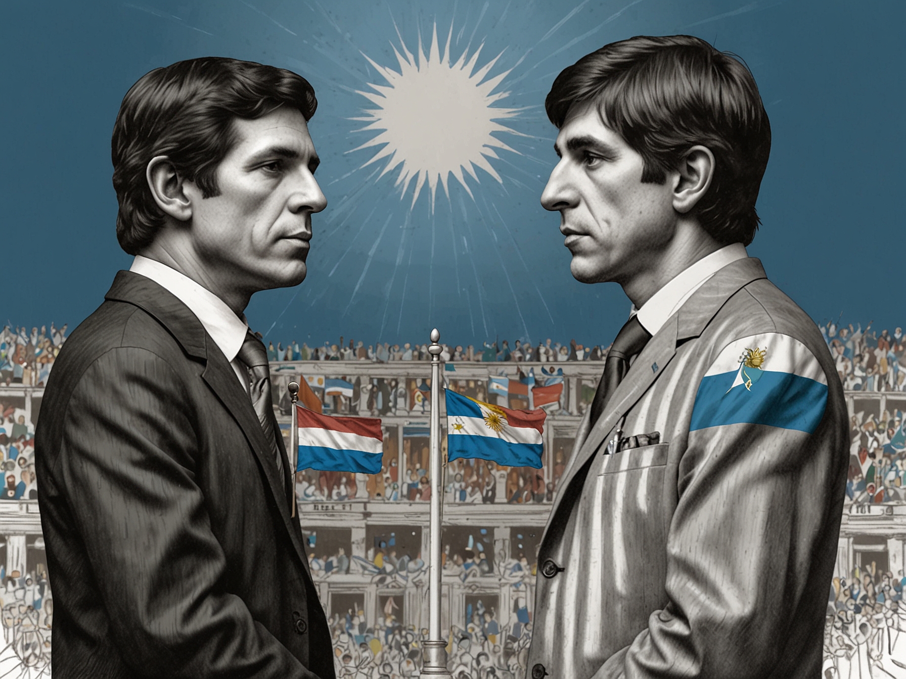 A visual representation of the Mercosur summit logo, indicating the upcoming meeting's significance for diplomatic relations in South America.