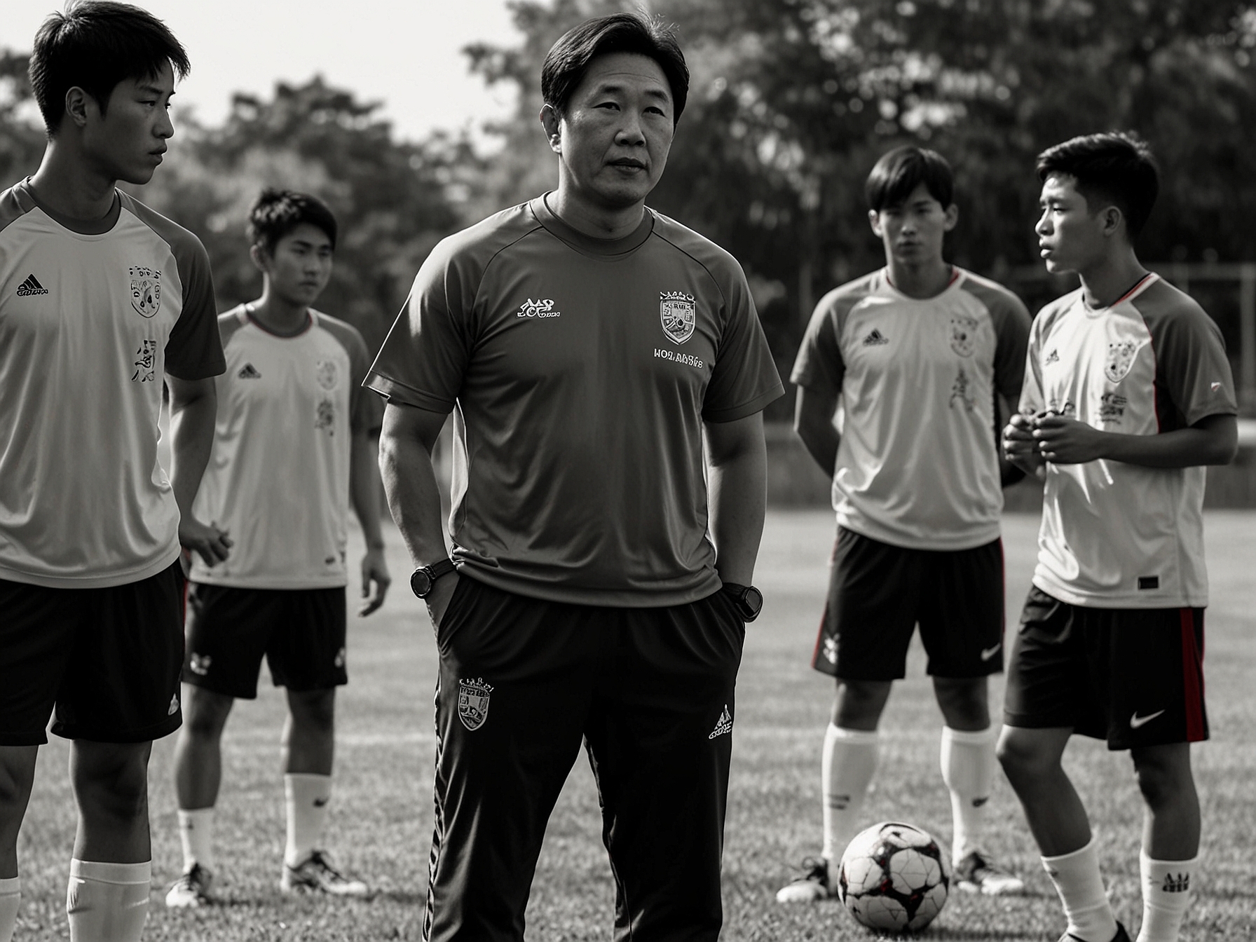 A collage featuring both local and international players selected for the Indonesian squad, emphasizing the blend of experience and youthfulness in the team's pursuit of success.