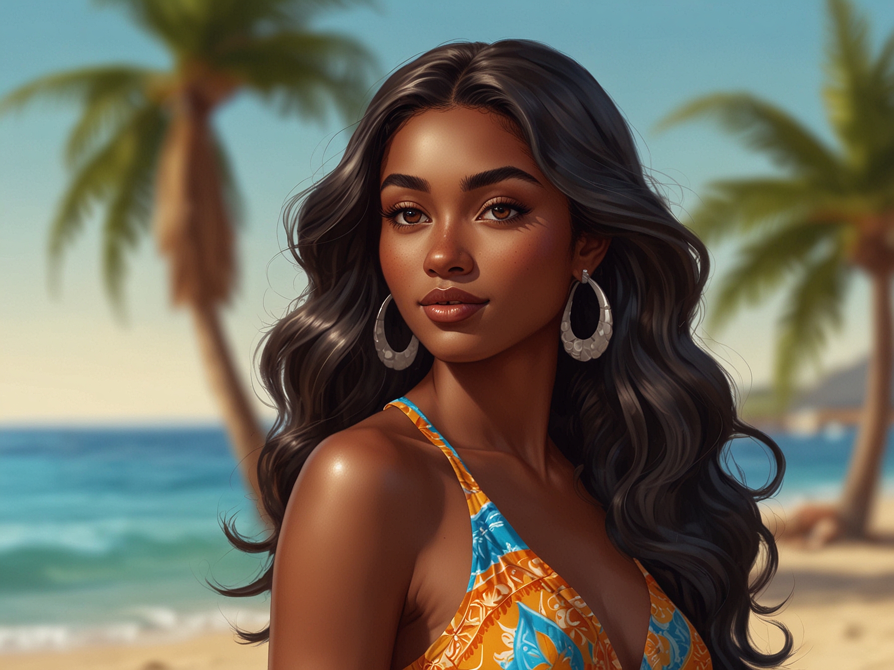 Moon Gabi enjoying a day at the beach, capturing joyful moments with her son, symbolizing the beauty of motherhood and modern family dynamics.