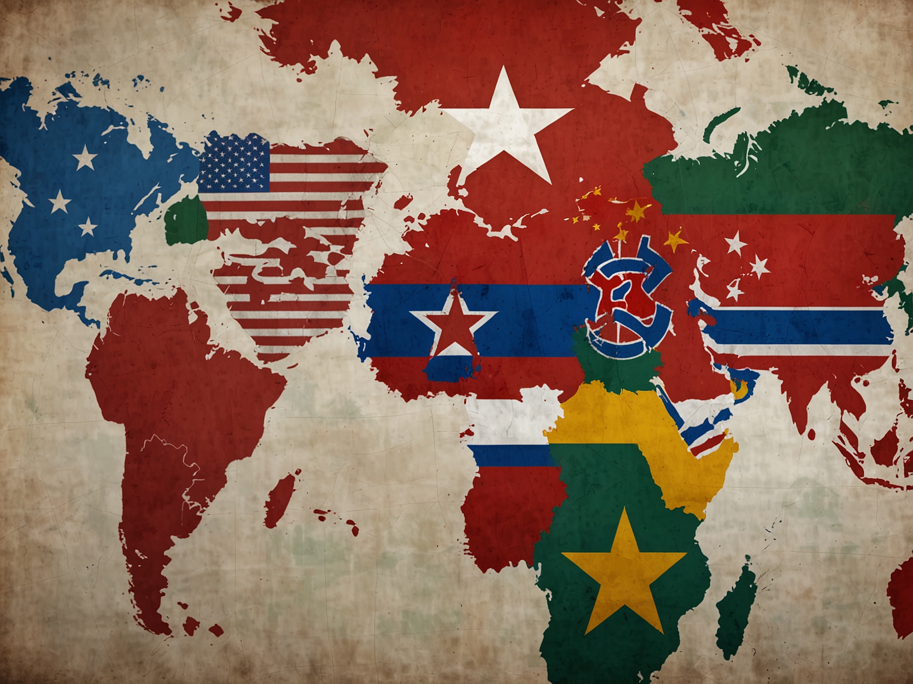 An infographic depicting the relations between China, North Korea, and Russia, illustrating the complexities of their alliances and the implications for global politics.