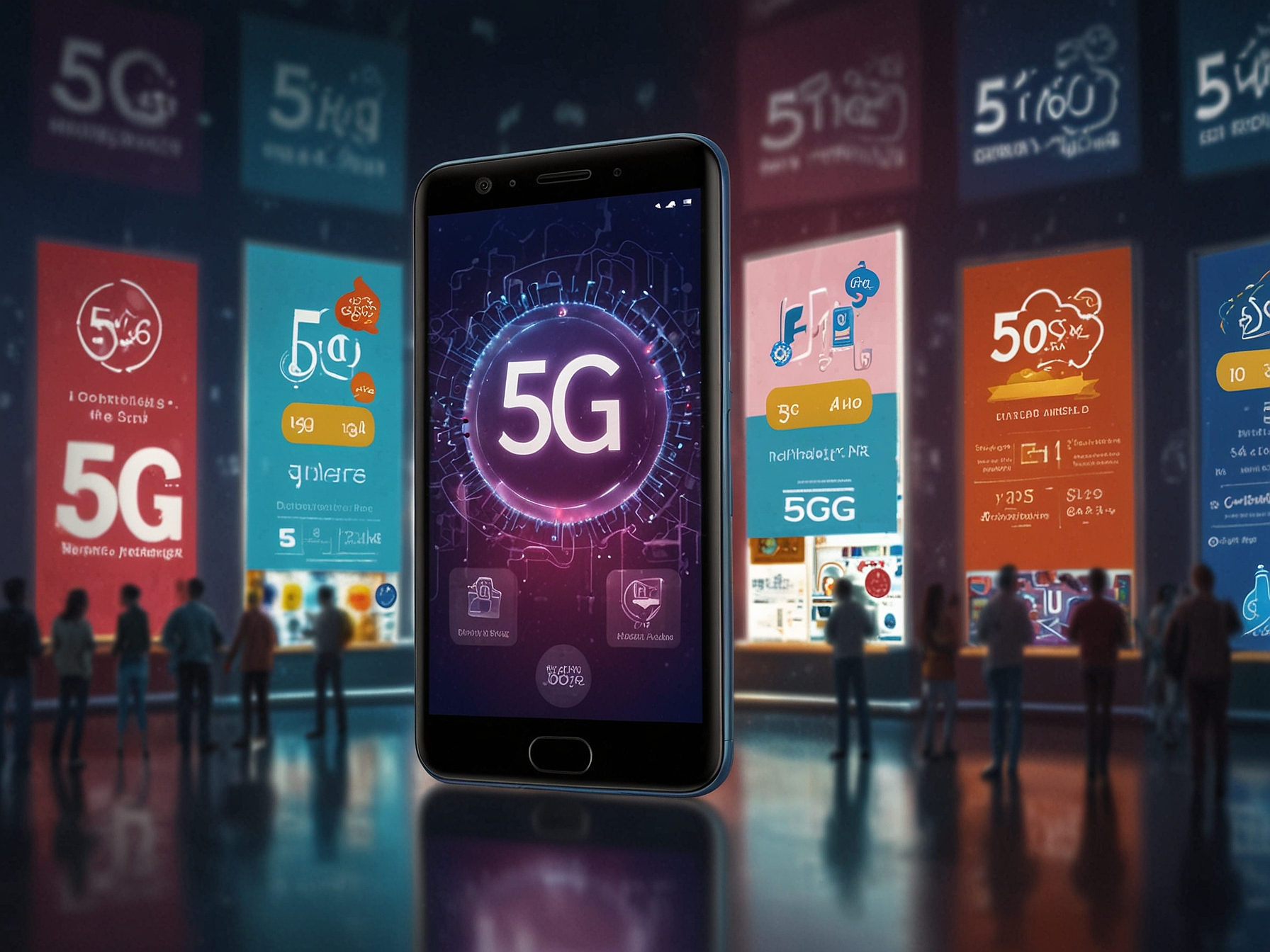 An infographic comparing Jio's various 5G plans, including the ₹349 unlimited plan and the new booster options, emphasizing affordability and speed for everyday users.