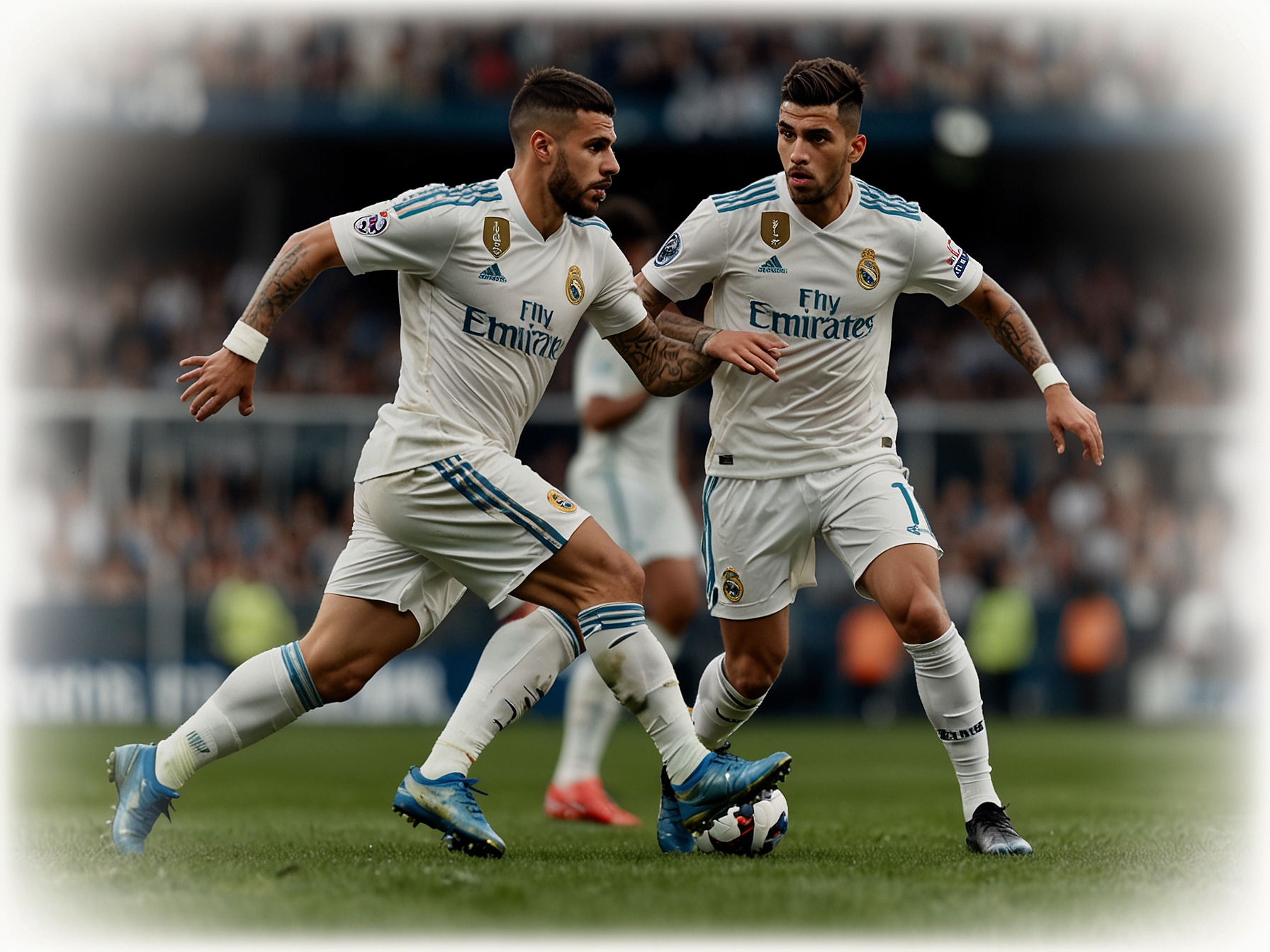 Arda Guler celebrating with teammates after assisting Valverde, showcasing the excitement and potential of the emerging talent within Real Madrid's dynamic team.