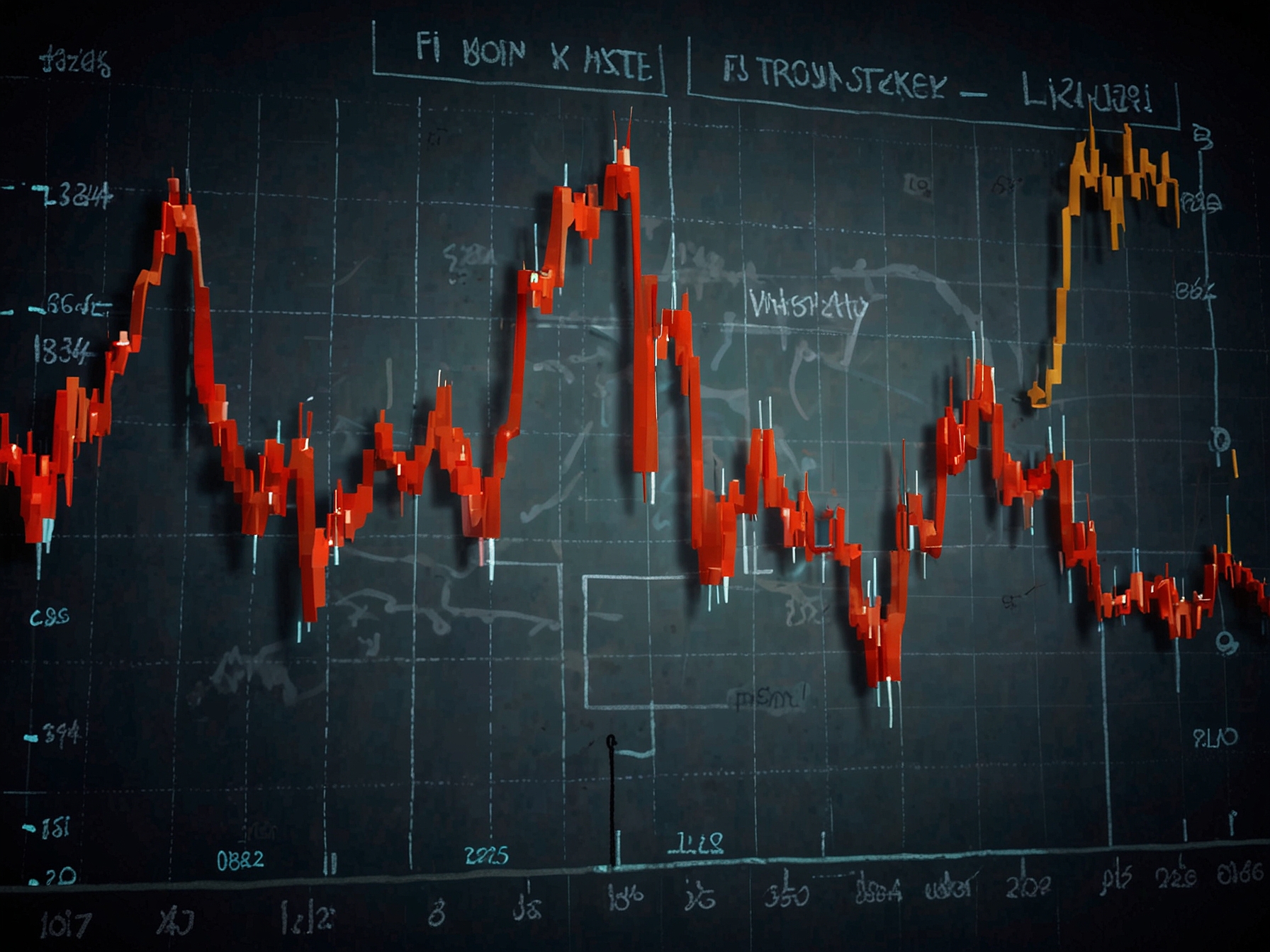 A close-up of a stock trading platform displaying various stock prices, indicating the impact of the NSE's F&O ban on investor decisions.
