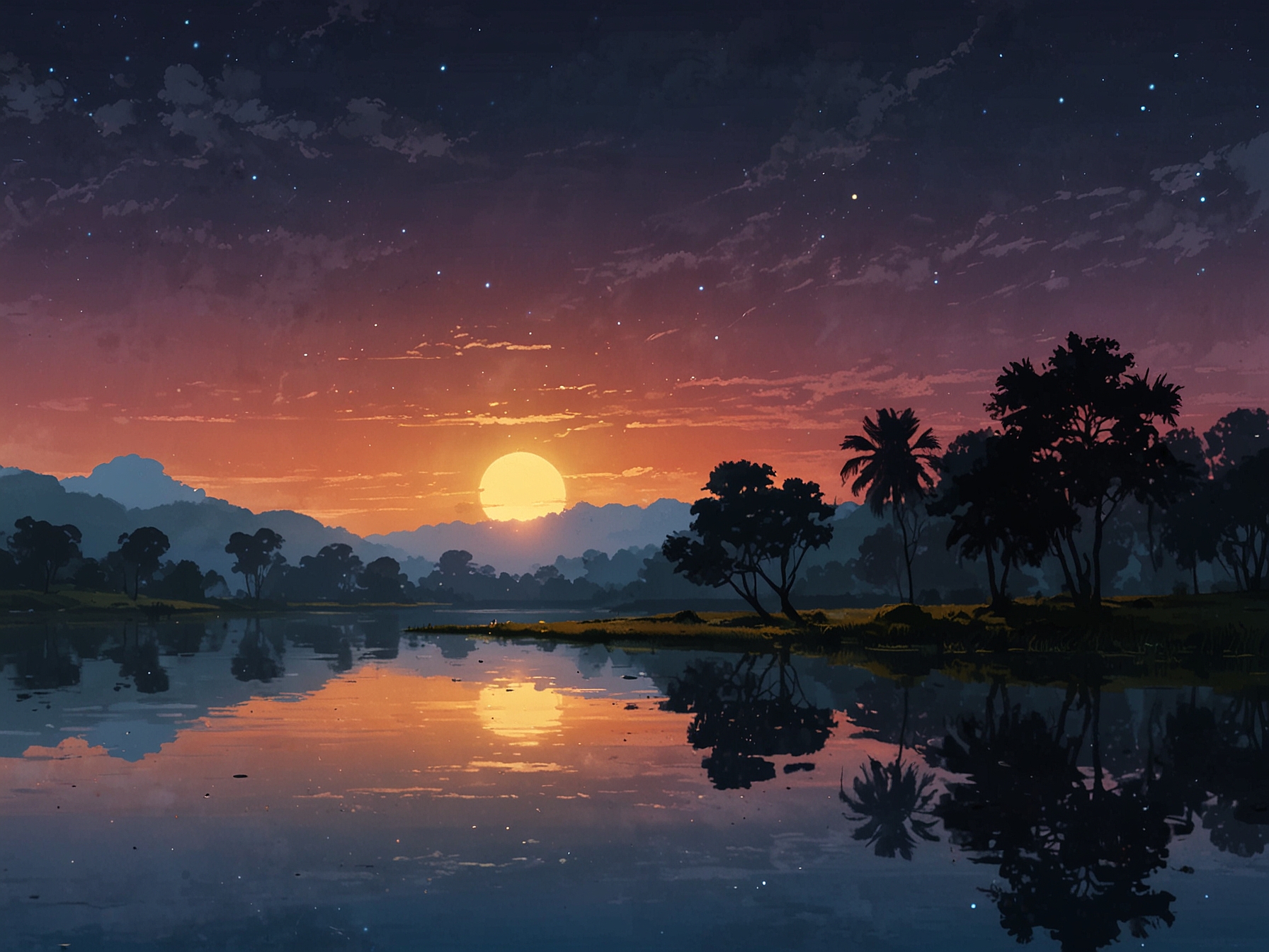 A person meditating at dawn, embodying the tranquility of Brahma Muhurat, emphasizing the importance of spiritual practices during this sacred time.